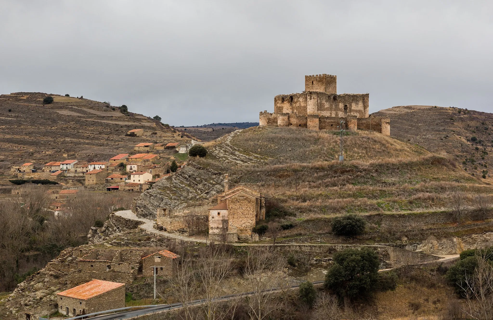 Photo showing: Castle of Magaña, Soria, Spain