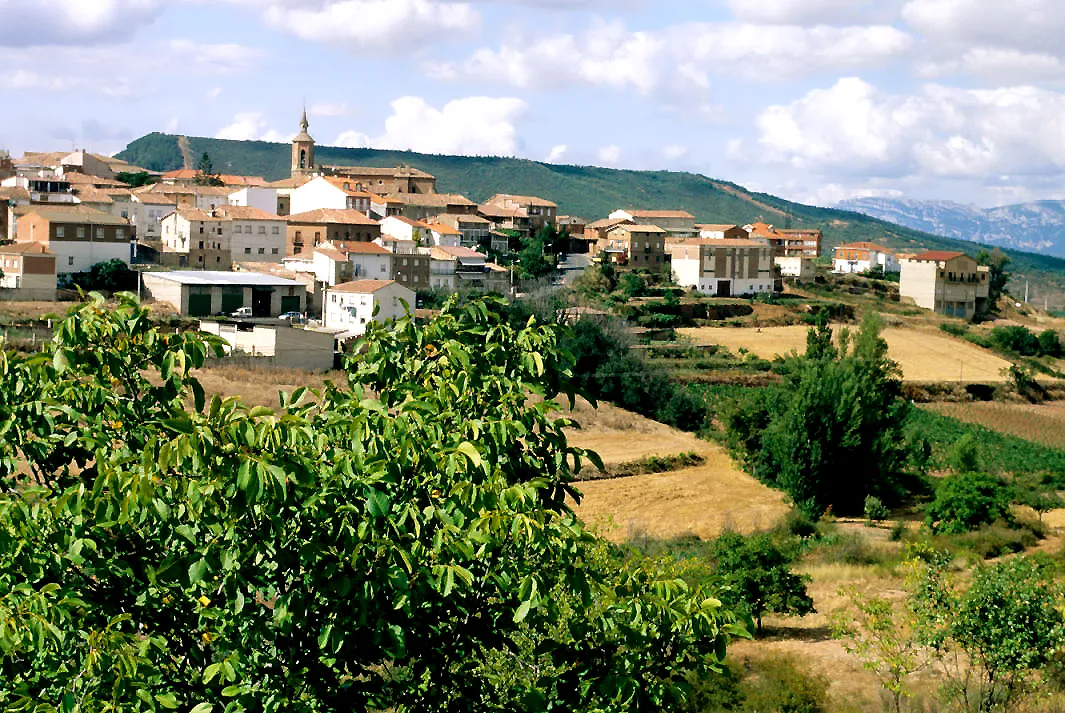 Photo showing: The village and its surroundings. Sotés, La Rioja, Spain