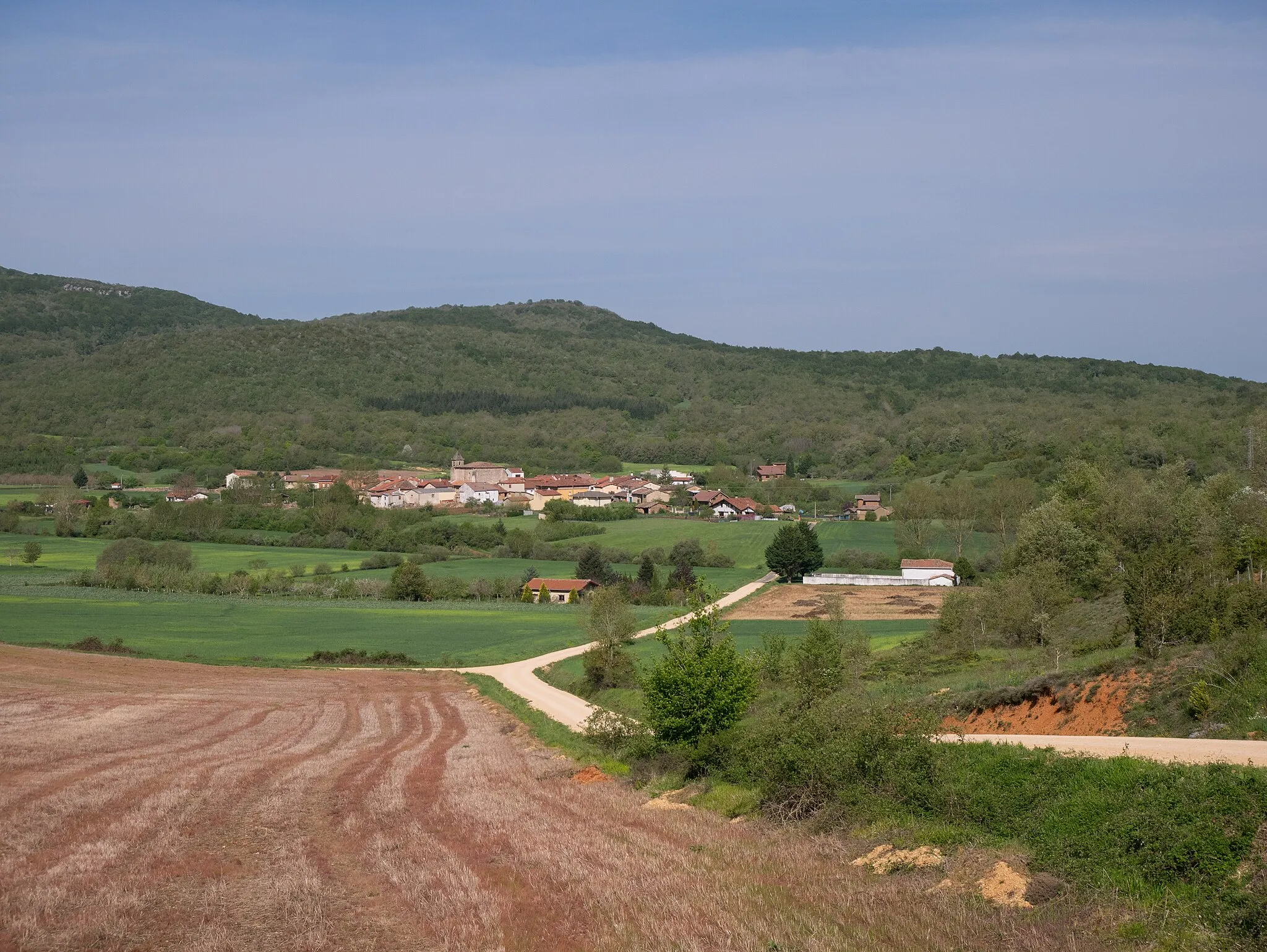 Photo showing: Vista de Pipaon. Álava, País Vasco, España