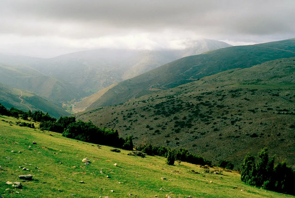 Photo showing: Upper Brieva River valley. Brieva de Cameros, La Rioja, Spain