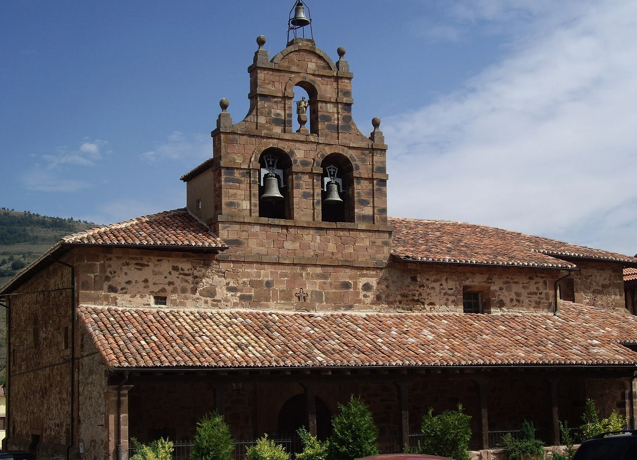 Photo showing: Valgañón  - Iglesia de San Andrés