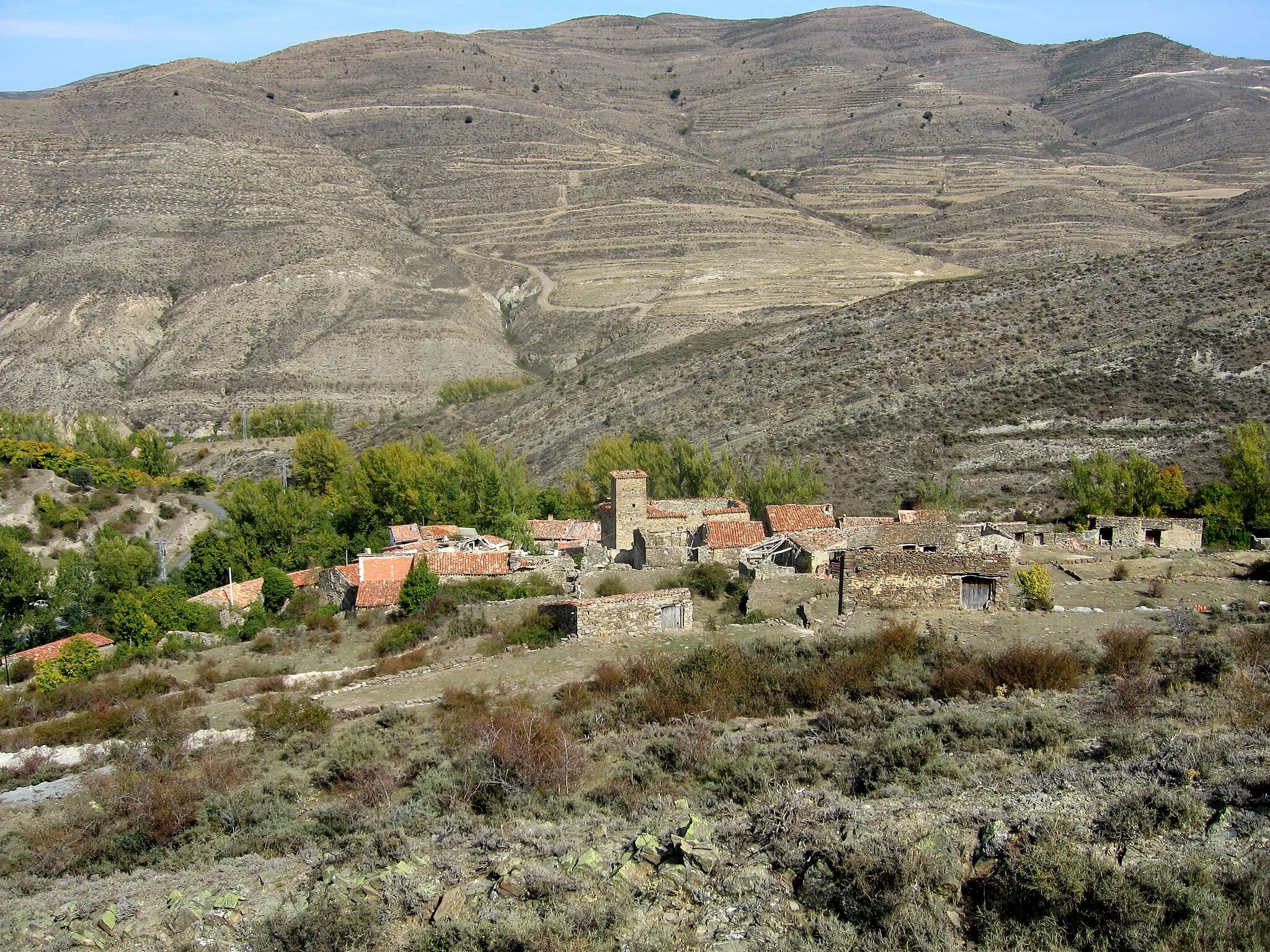 Photo showing: Poyales, aldea de Enciso, La Rioja - España.