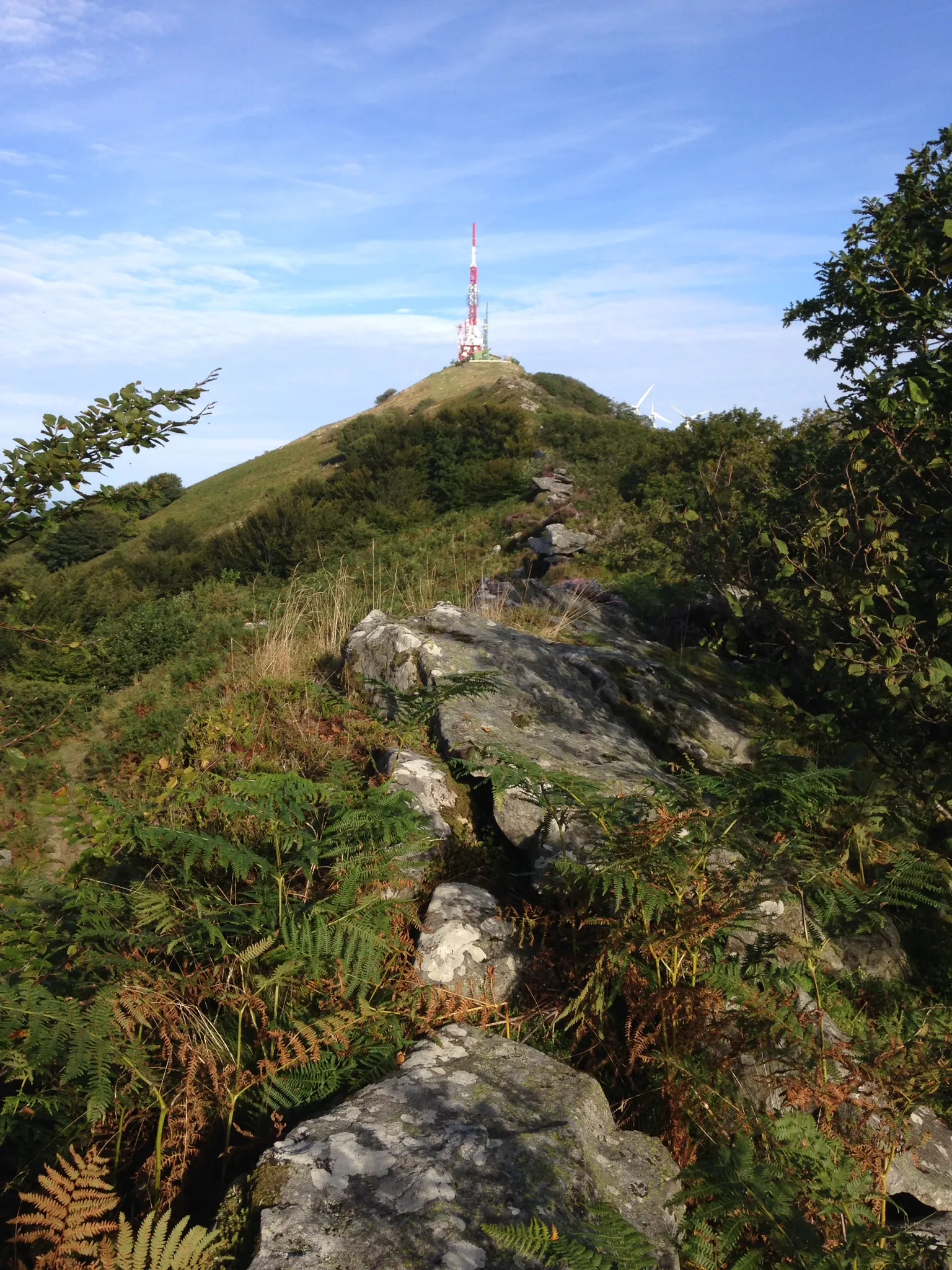 Photo showing: Vista de la cumbre del monte Oiz  en Vizcaya, País Vasco (España)