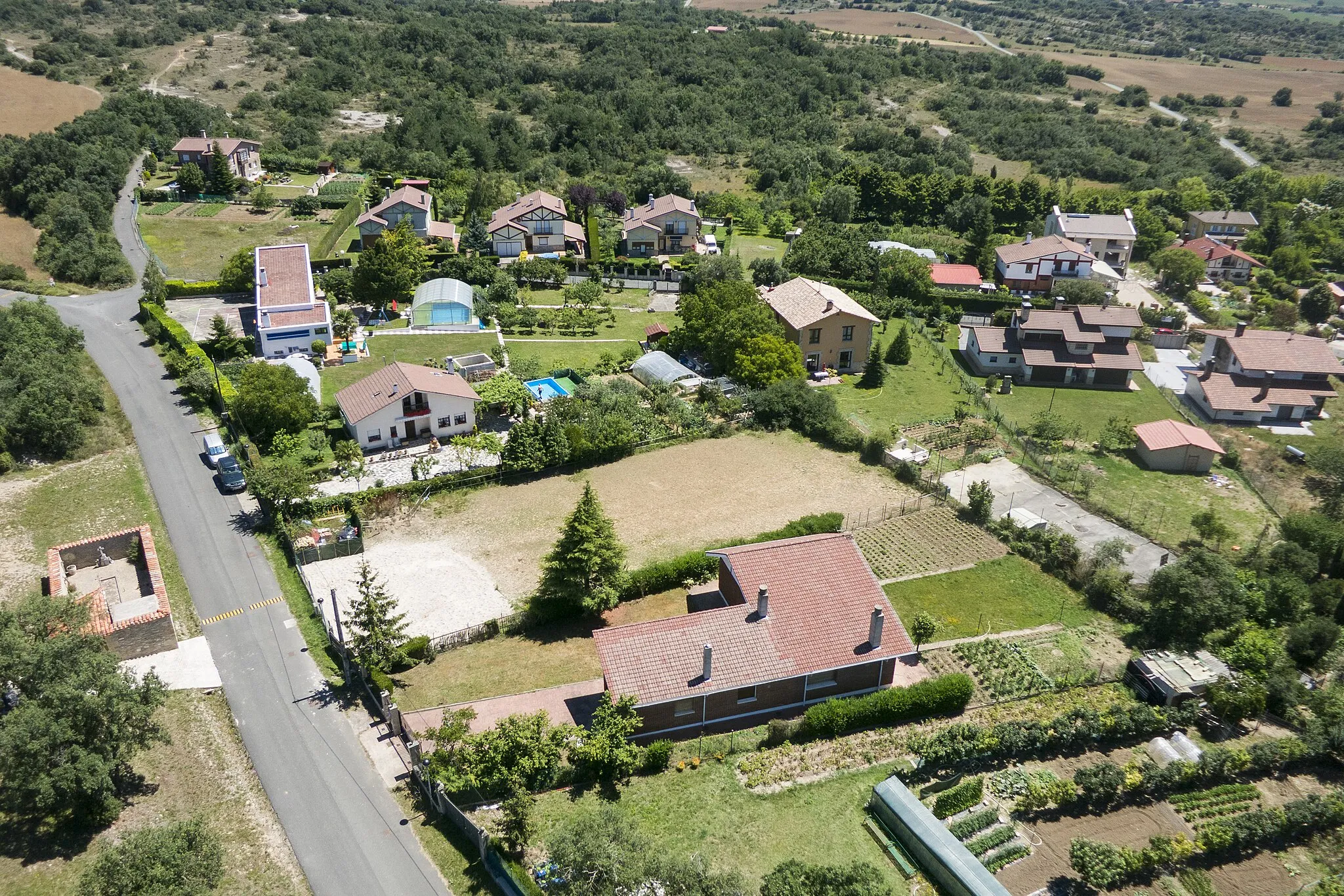 Photo showing: Vista del concejo español de Berrícano (Álava)