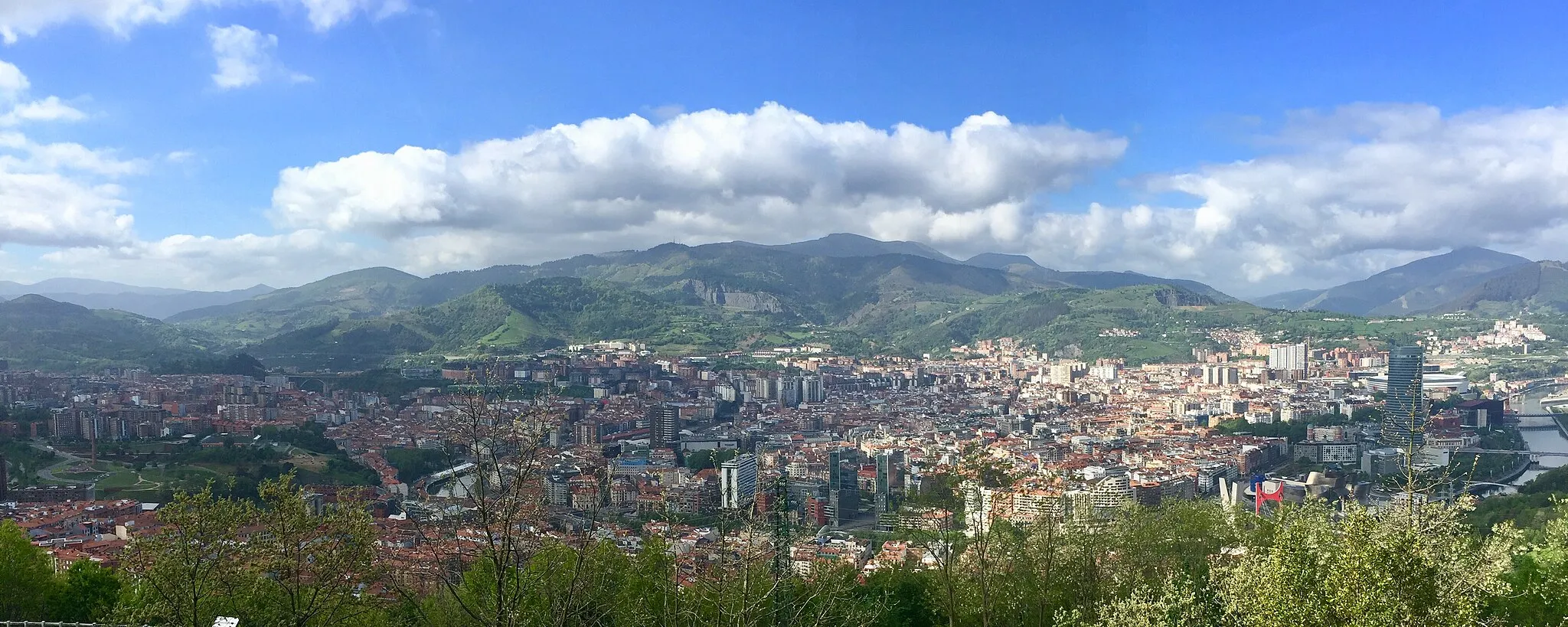 Photo showing: Bilbao cityview from Monte Artxanda (España 2019)