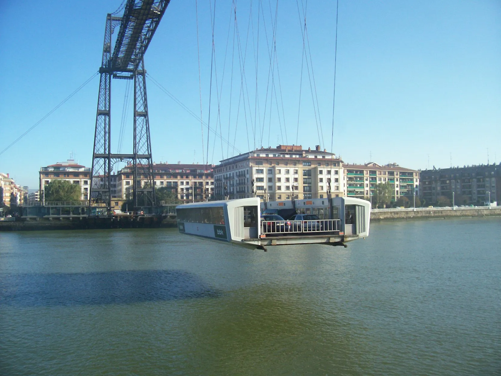 Photo showing: Transbordador del puente de Vizcaya, España