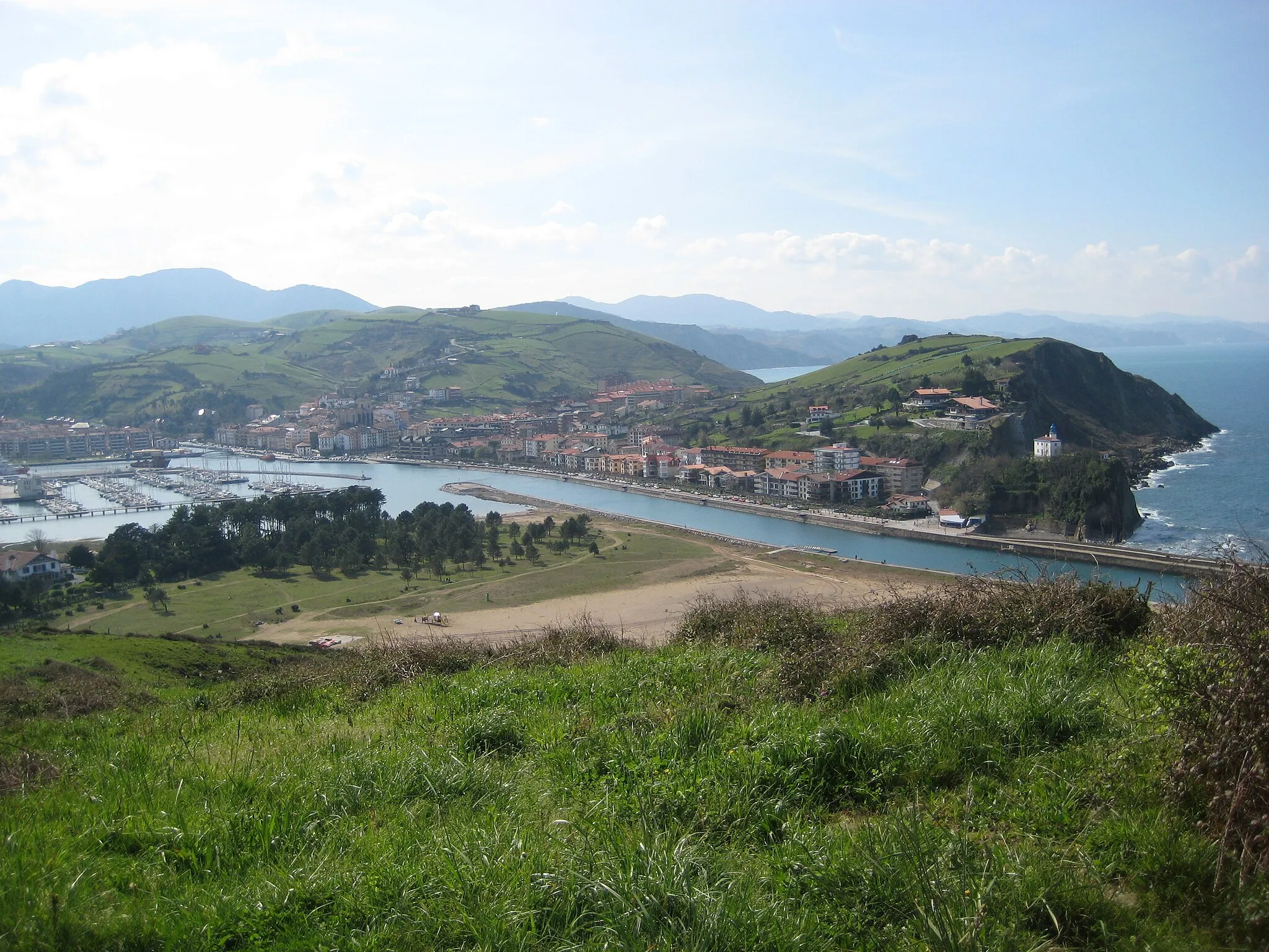 Photo showing: Vista de Zumaya, finalizando la etapa.