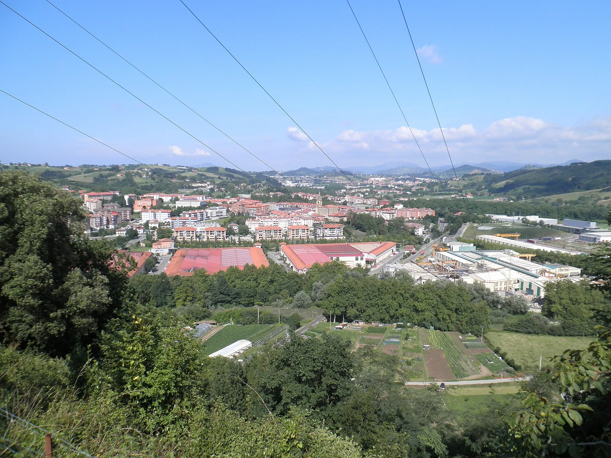 Photo showing: Usurbil view from Urdaiaga