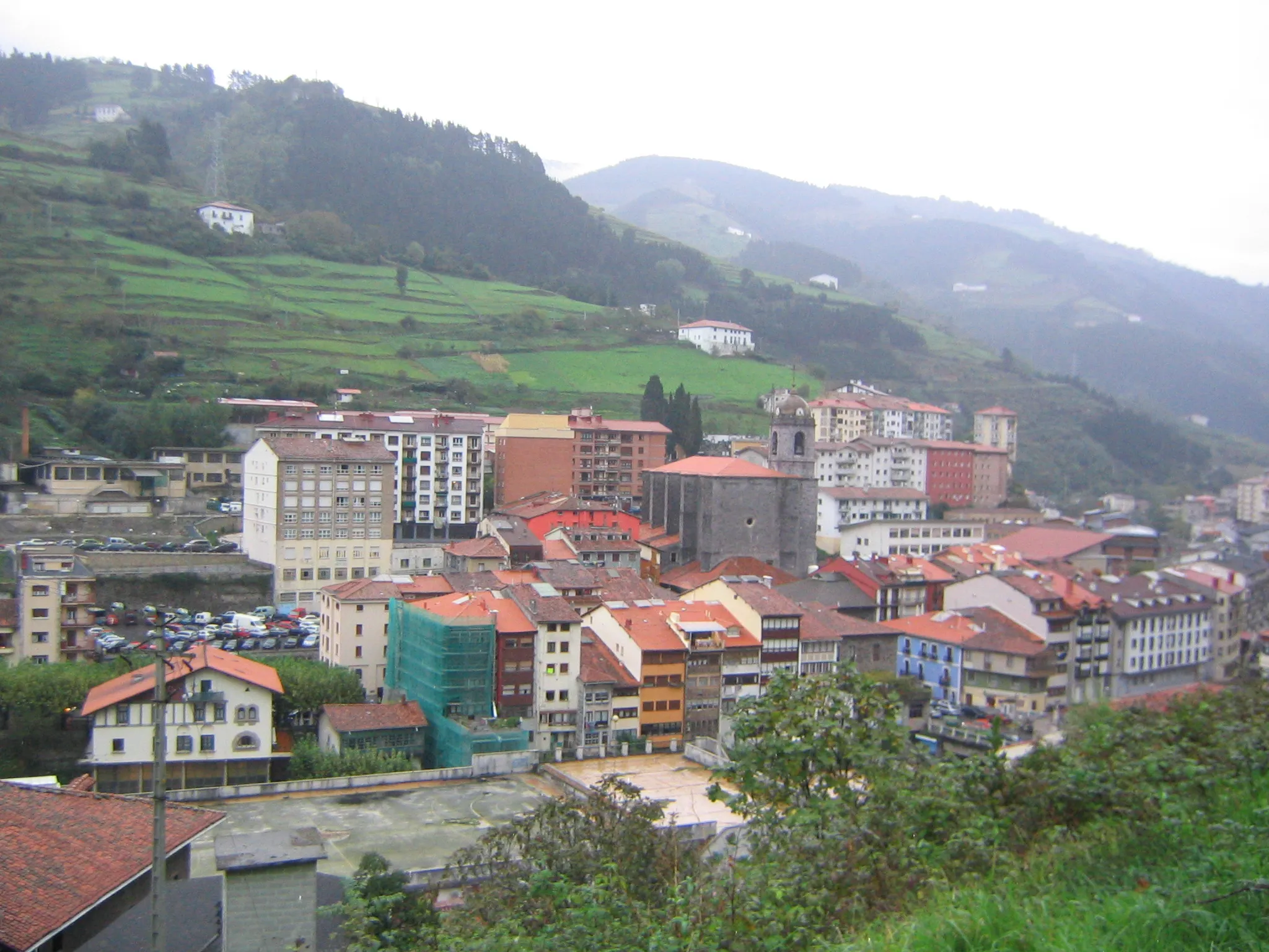 Photo showing: Vista de Placencia de las Armas - Soraluze en Guipúzcoa, País Vaco, España.