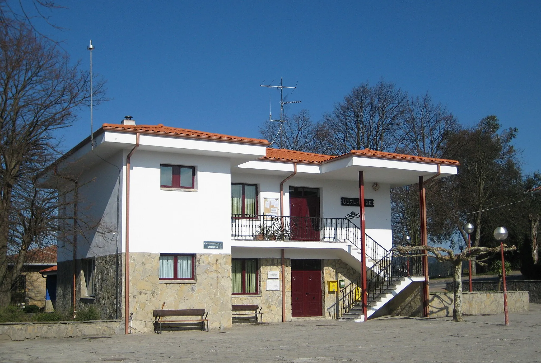 Photo showing: Town hall of Morga, Biscay.