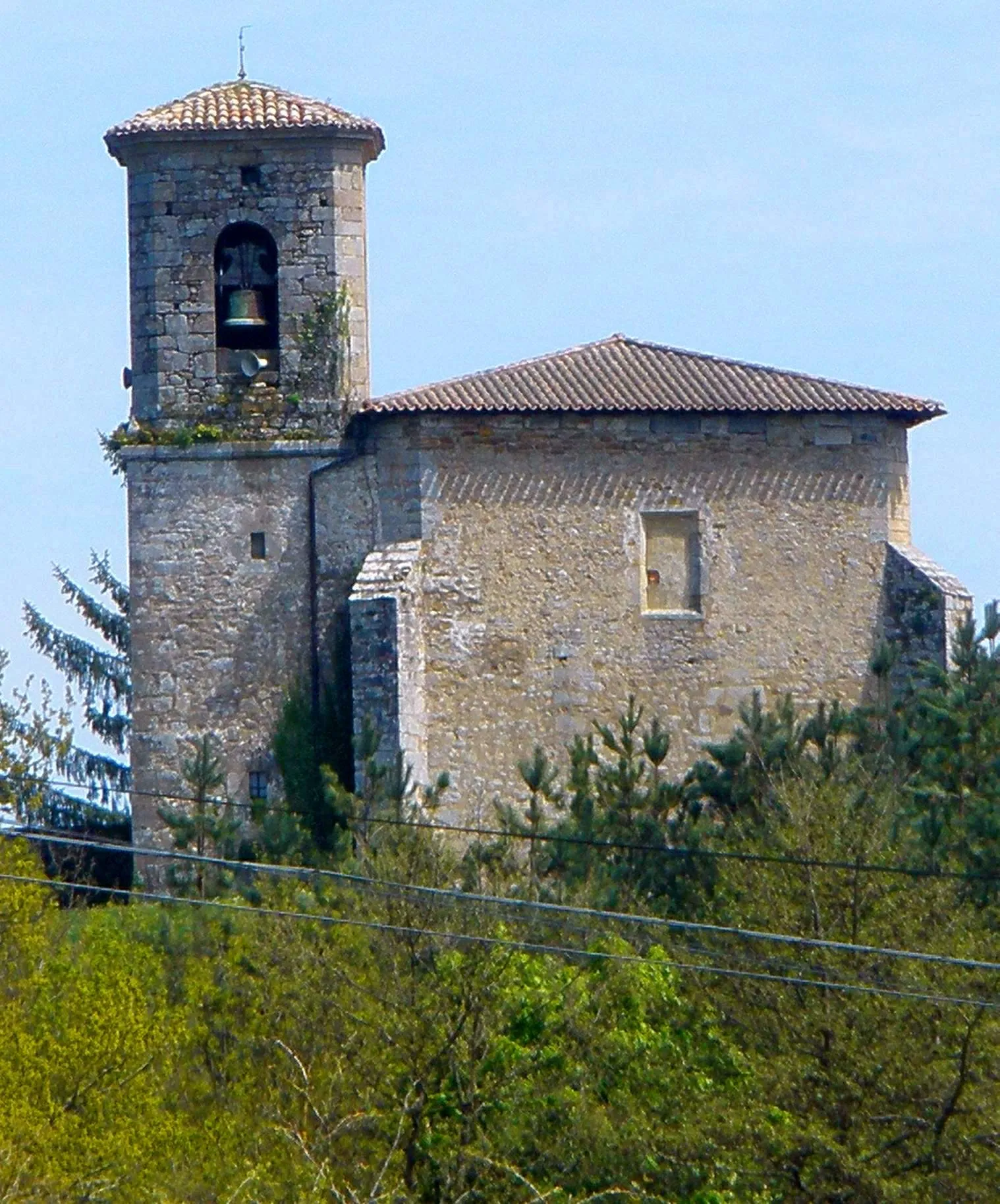 Photo showing: Iglesia de San Julián y Santa Basilisa (Bitoriano, Zuia, Álava)