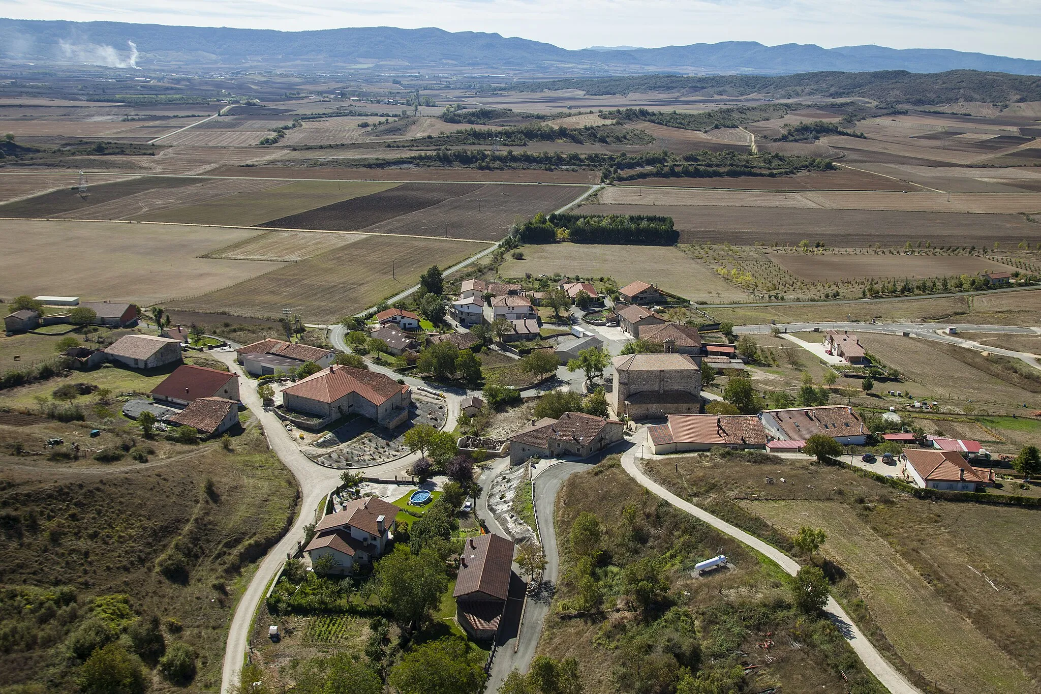 Photo showing: Vista del concejo español de Arriola (Álava).