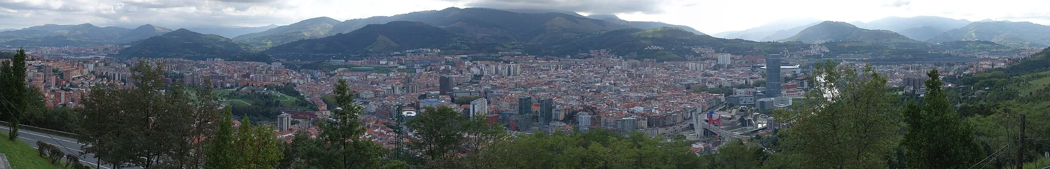 Photo showing: A view of Bilbao from Artxanda.