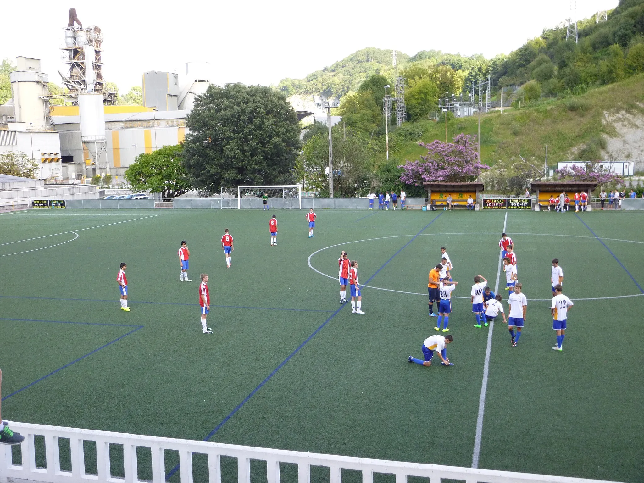 Photo showing: Football in Añorga