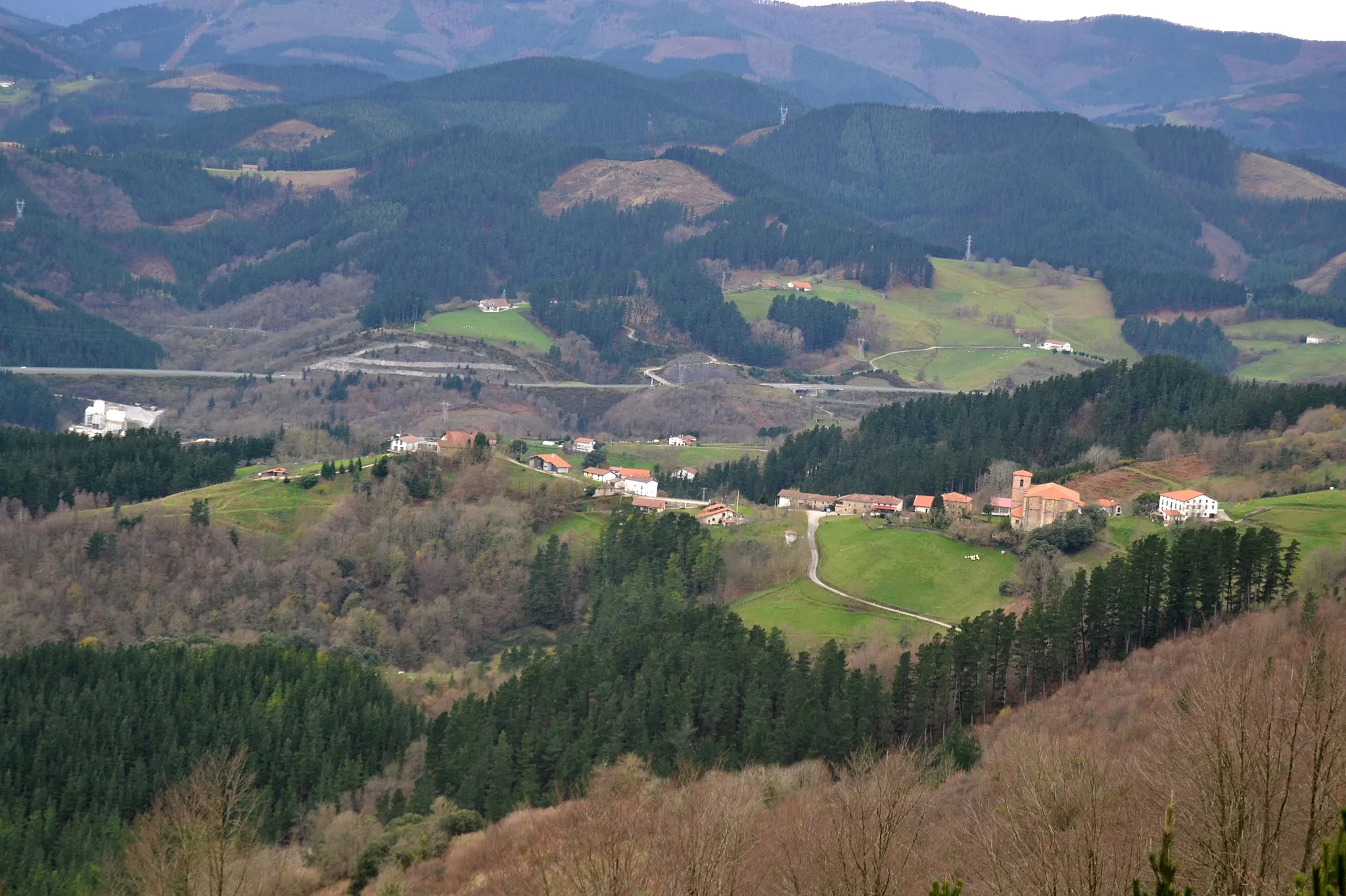 Photo showing: Ezkioren ikuspegia Kizkitza ingurutik. Gipuzkoa, Euskal Herria.