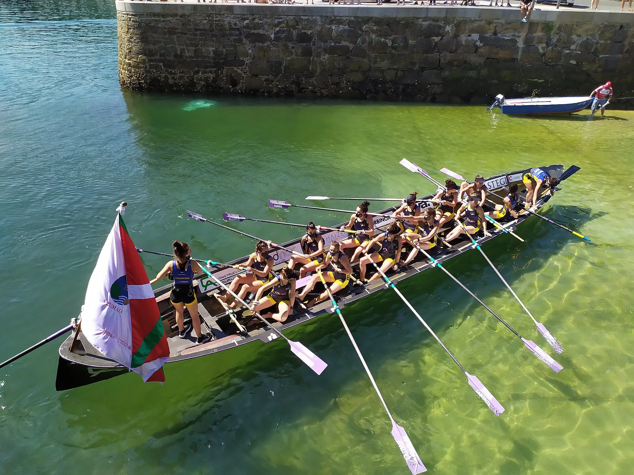 Photo showing: Tolosa ganadora de la bandera de Zumaia, disputada en Getaria - Liga ETE