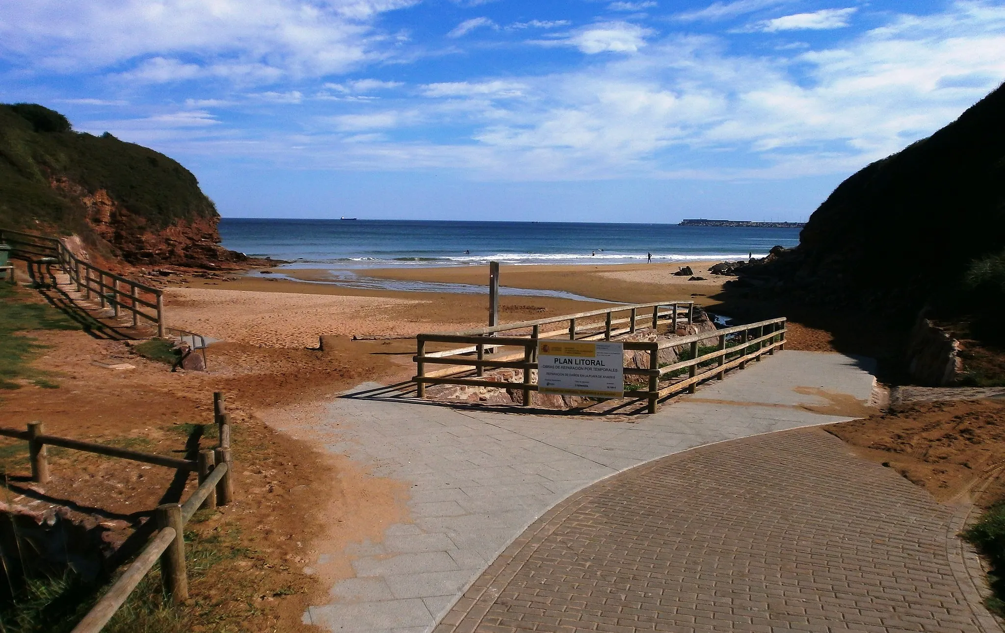 Photo showing: Playa más oriental del concejo de Carreño.