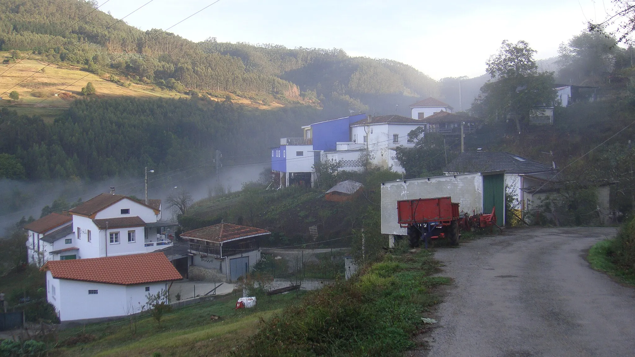 Photo showing: Aldea de Espinosa, en la parroquia de Fenolleda, concejo de Candamo, Asturias, España