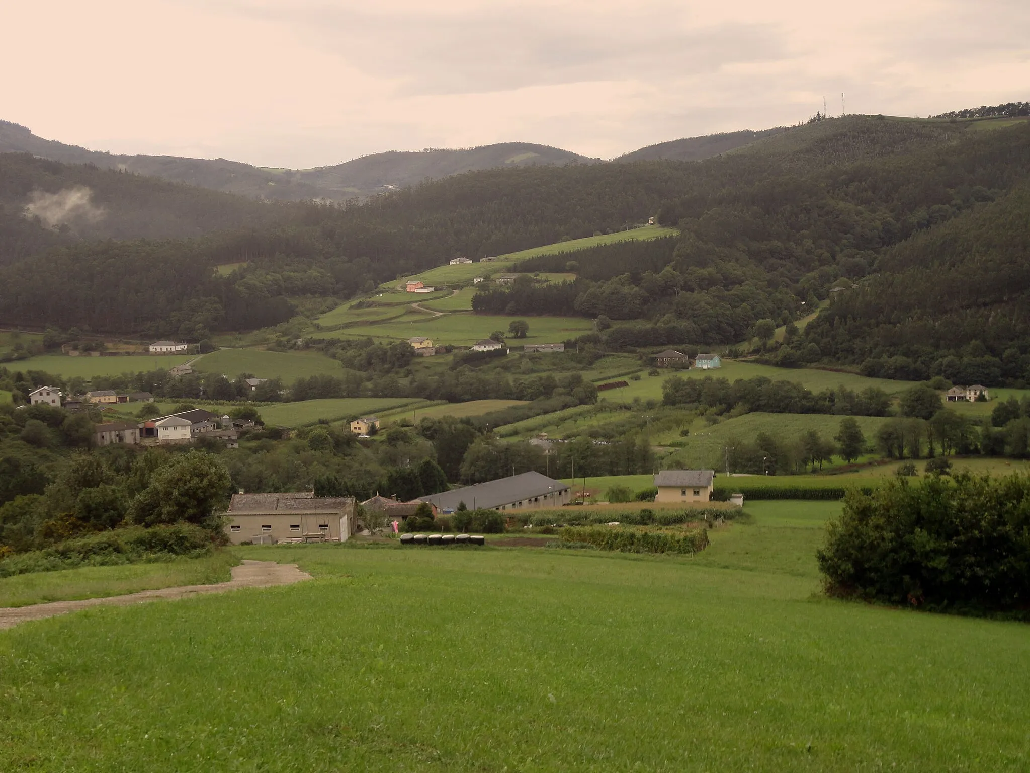 Photo showing: Vista General de La Veguina desde El Campón (Tapia de Casariego Asturias)