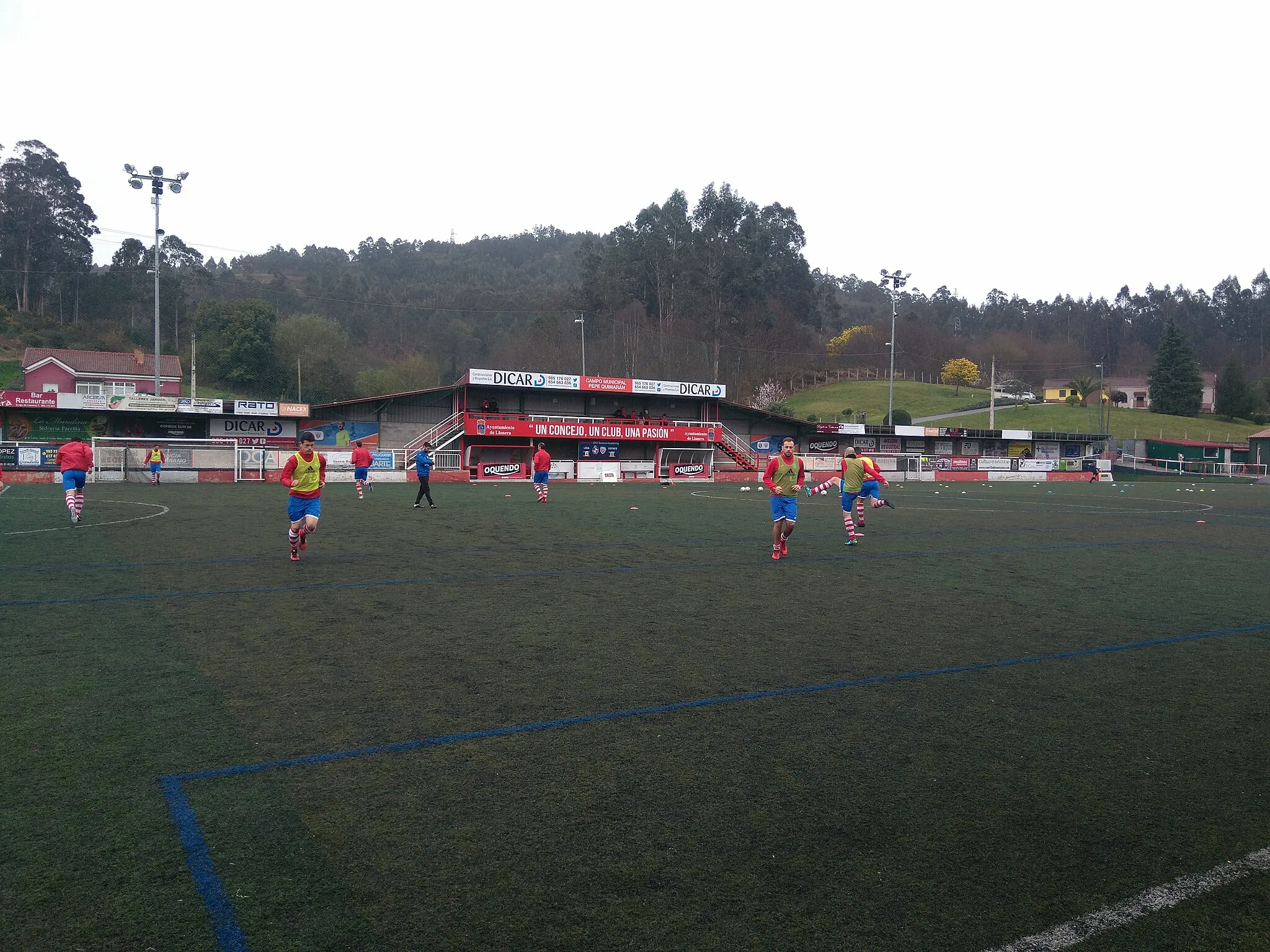 Photo showing: Estadio Pepe Quimarán, in Posada de Llanera, Asturias, Spain