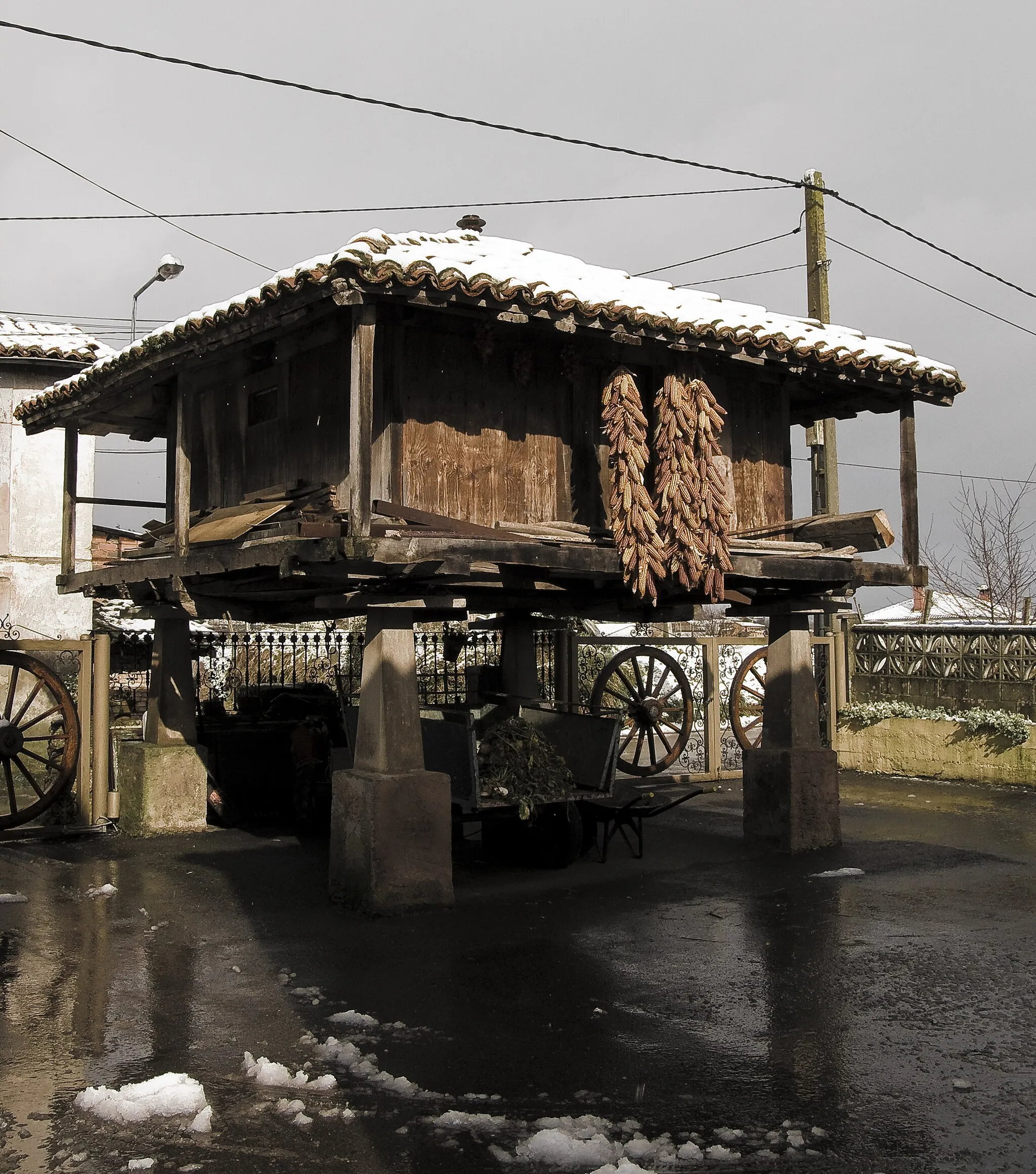 Photo showing: Hórreo de "Fonseca" (La Quintana).