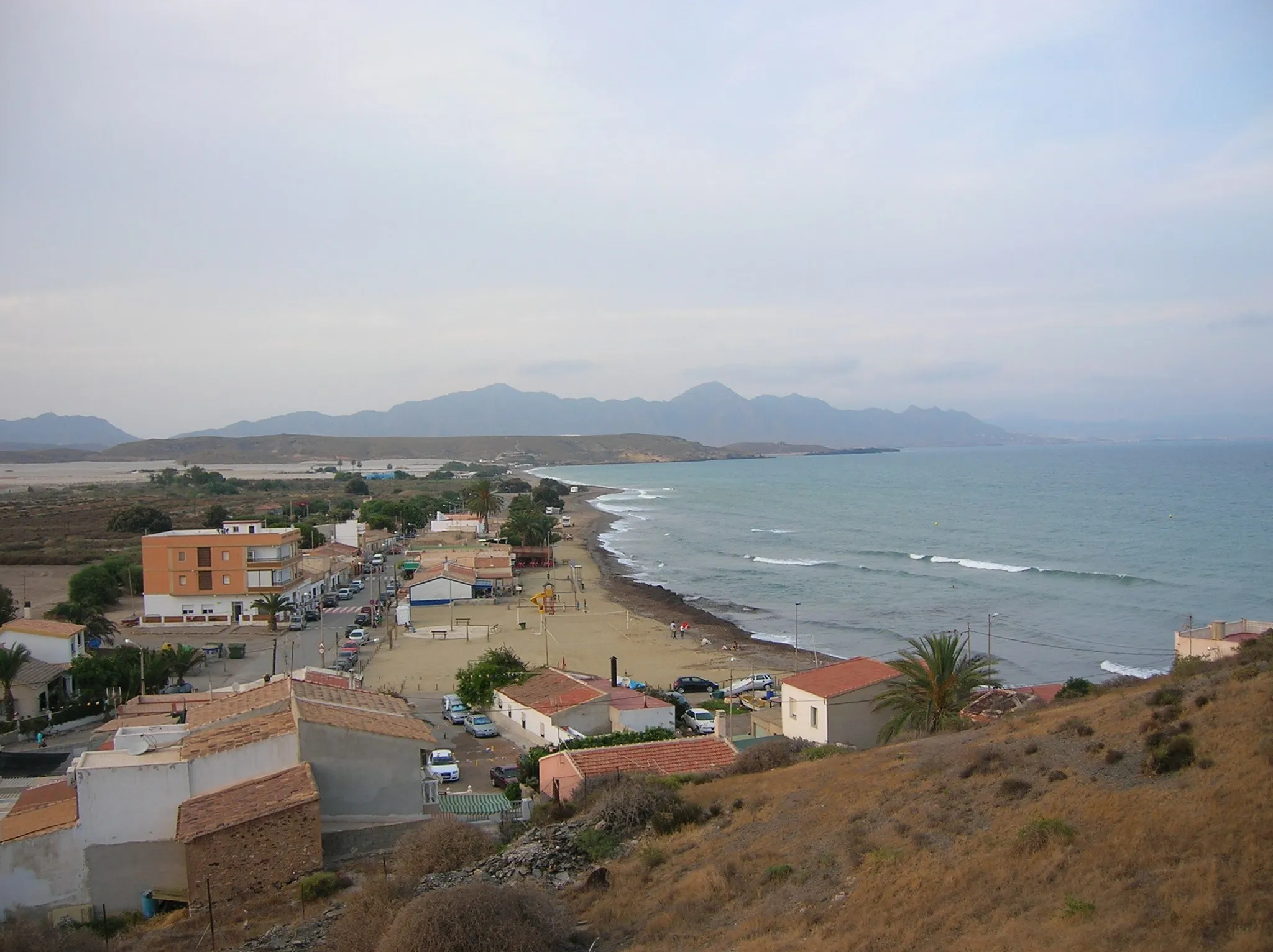 Photo showing: Vista general de la playa de Calnegre, Lorca (Murcia)