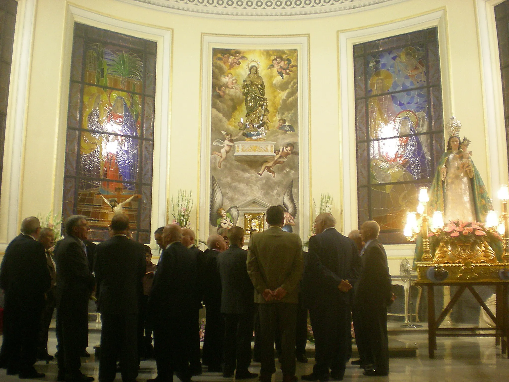 Photo showing: Encuentro anual de Auroros. Campana Virgen del Rosario.