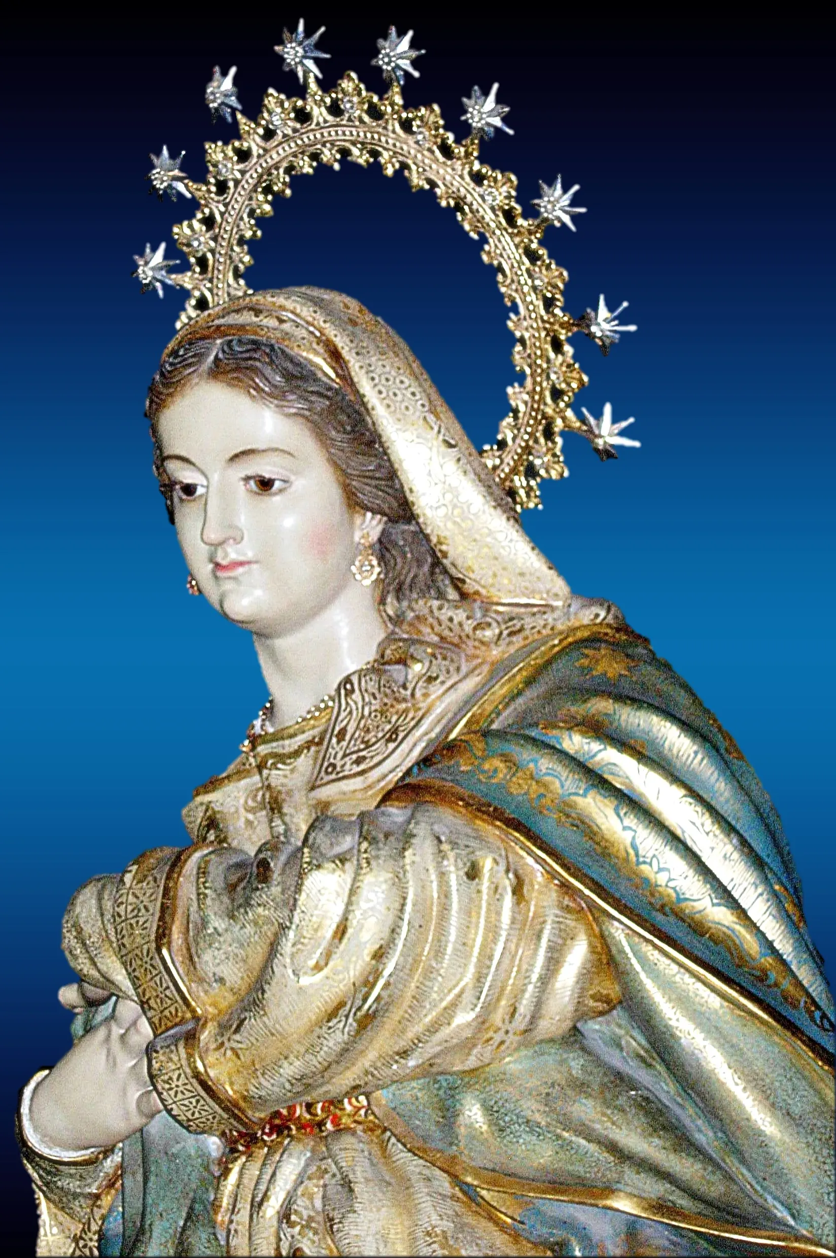 Photo showing: Inmaculada Concepción, patrona de Javalí Viejo (Murcia, España),obra de Francisco Liza Alarcon.