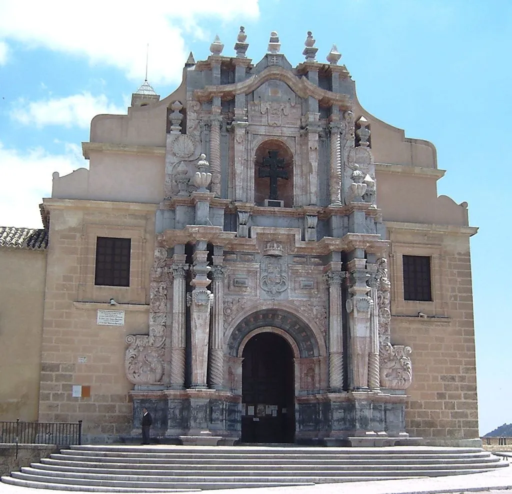 Photo showing: Caravaca de la Cruz, Murcia, Spain. Baroque façade of the Vera Cruz sanctuary.