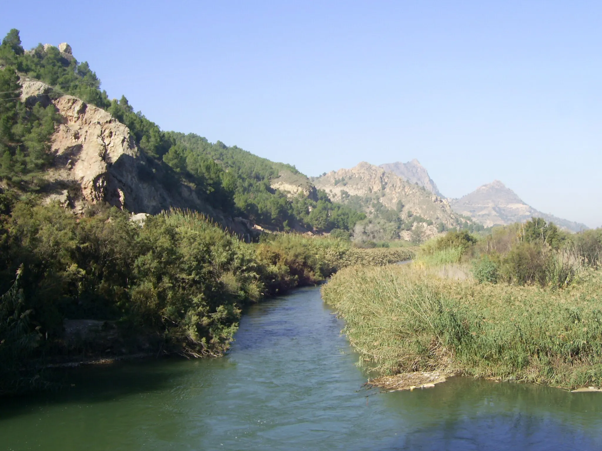 Photo showing: River Segura near Abaran - Murcia - Spain