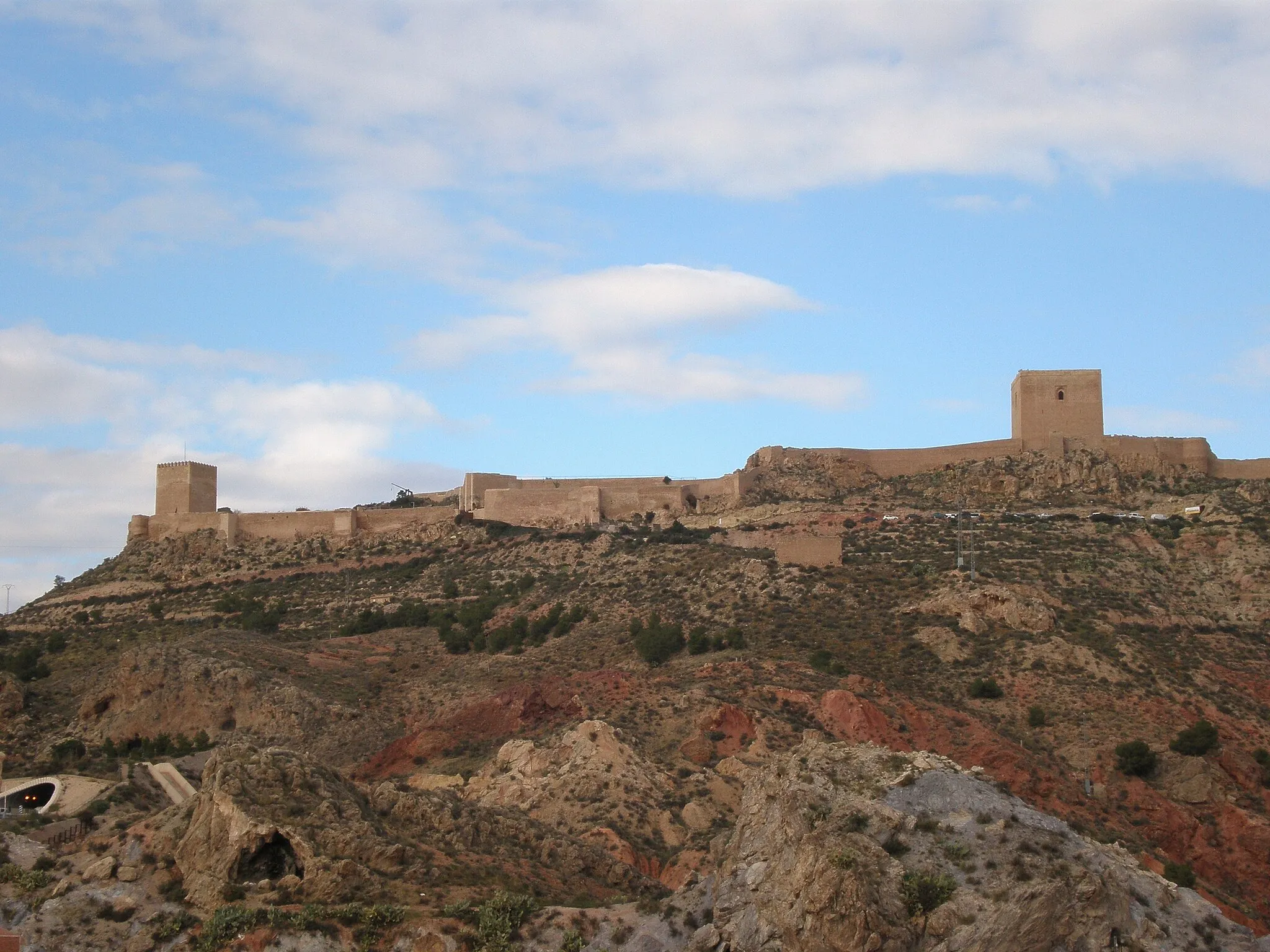 Photo showing: Lorca's Castle (Fortress of the Sun)