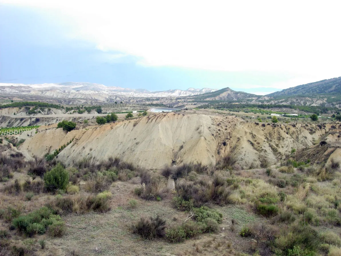 Photo showing: Vista de los barrancos de Gebas,Murcia, España