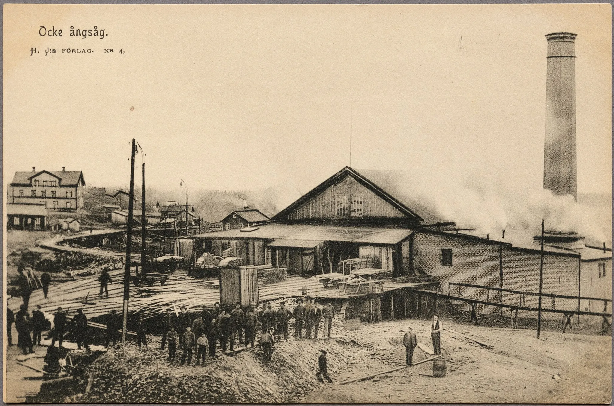 Photo showing: Steam sawmill Ocke, 1905