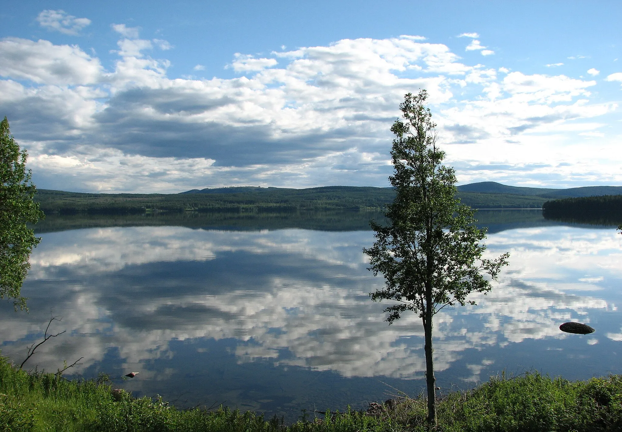 Photo showing: Lake Gesunden in Jämtland, Sweden