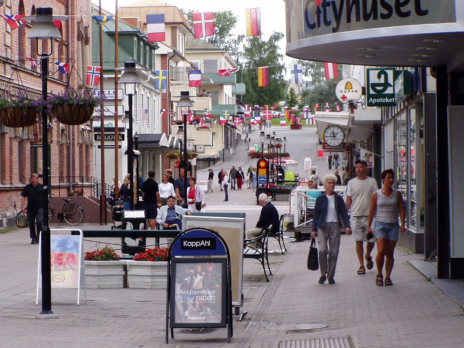Photo showing: Storgatan in Sollefteå