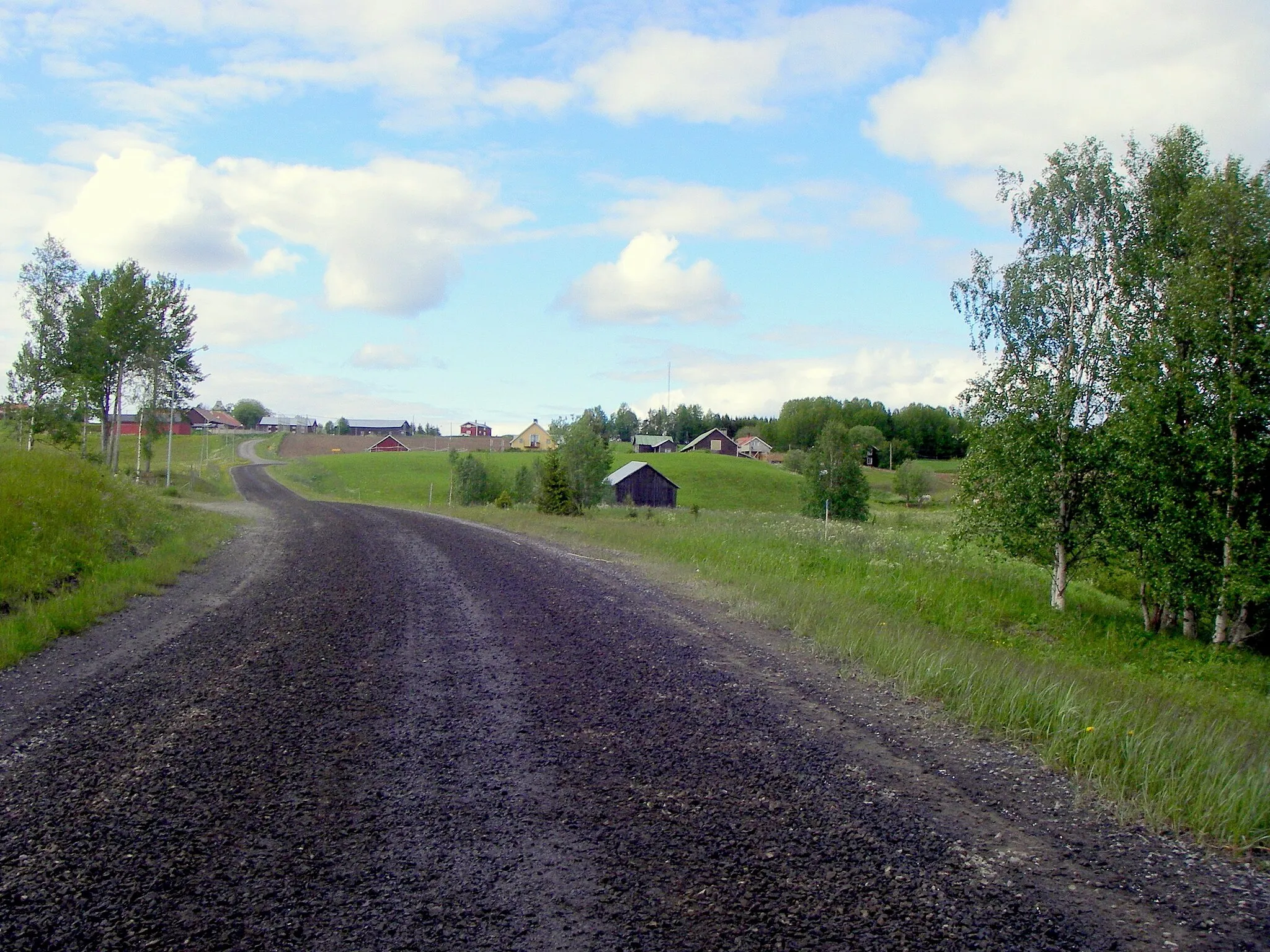 Photo showing: The small village of Munkflohögen in Jämtland, Sweden.