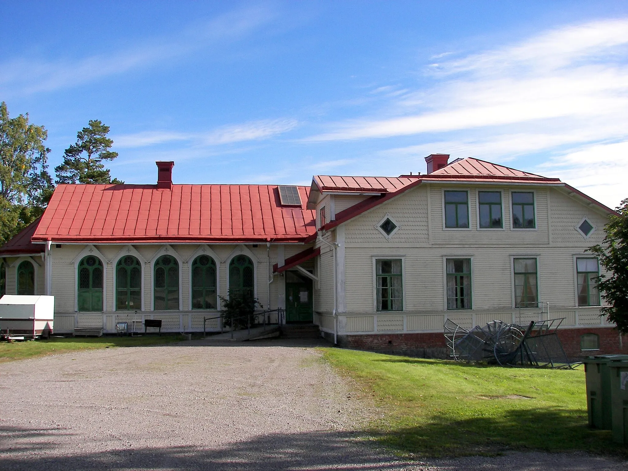 Photo showing: Kubikenborgs skola sett från gårdsplanen. Arkitekt Knut G Gyllencreutz, byggår 1898-1899