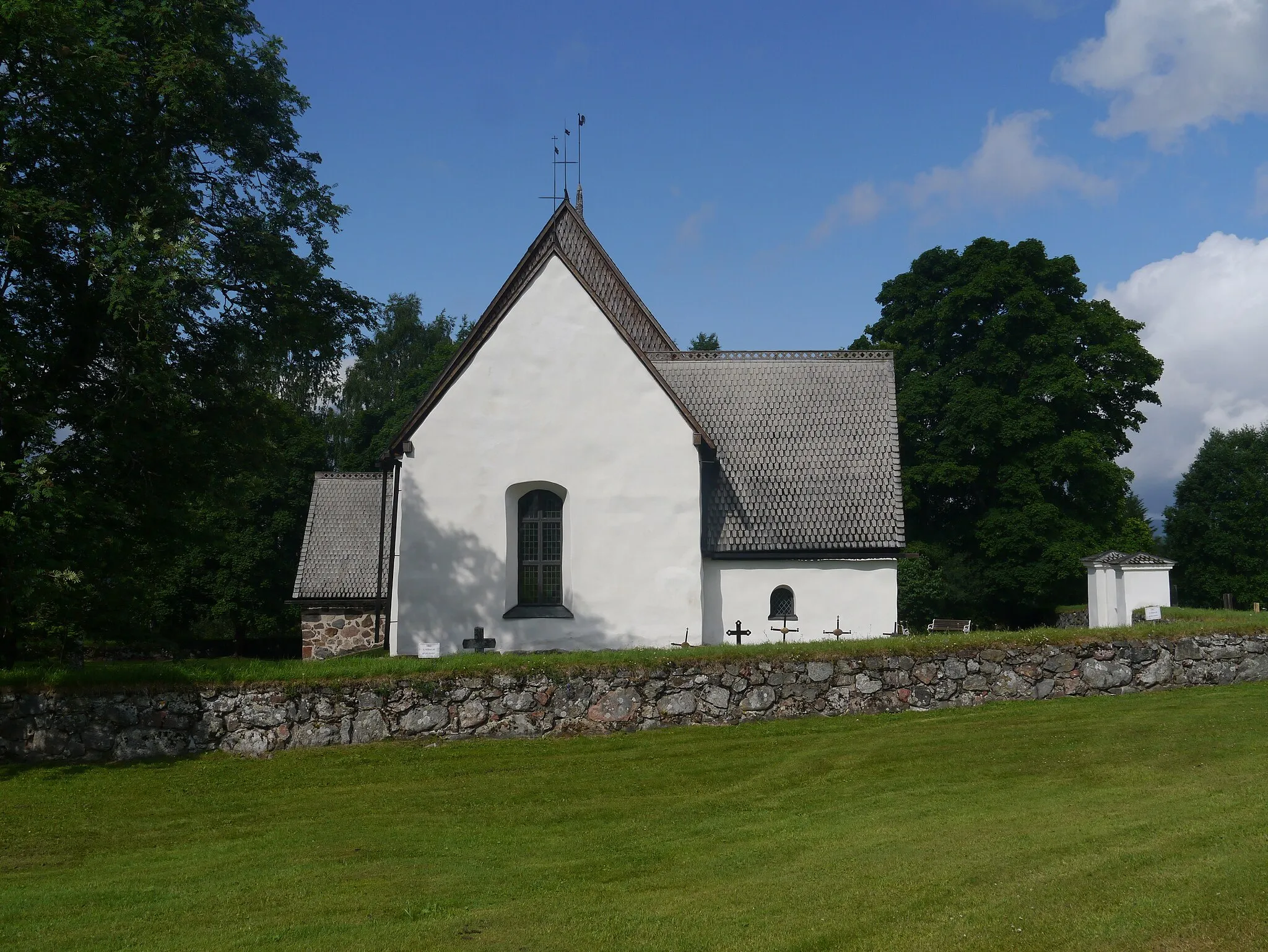 Photo showing: Old Church, Alnö, Alnön Island, Västernorrland Province, Eastern Sweden