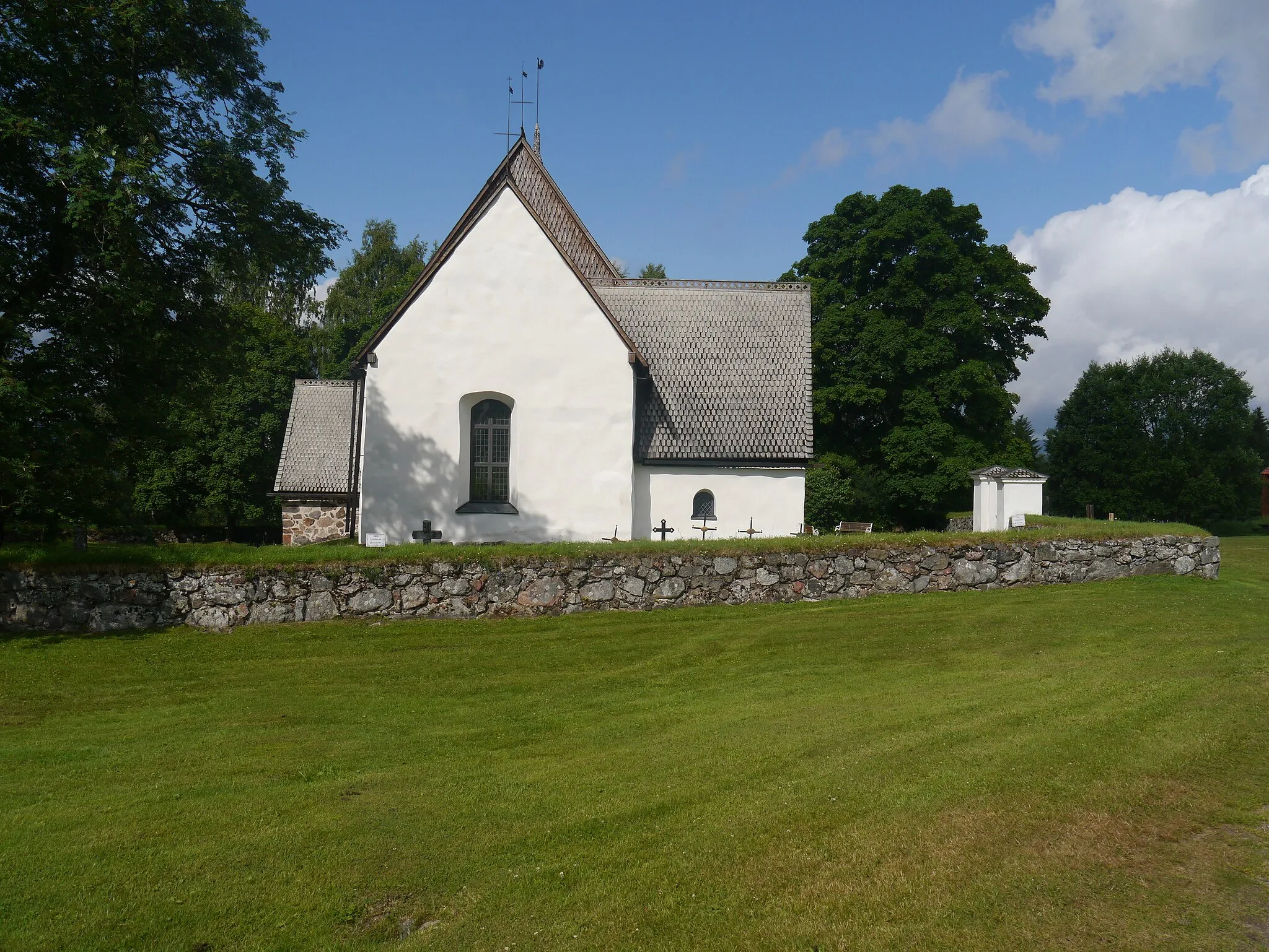 Photo showing: Old Church, Alnö, Alnön Island, Västernorrland Province, Eastern Sweden