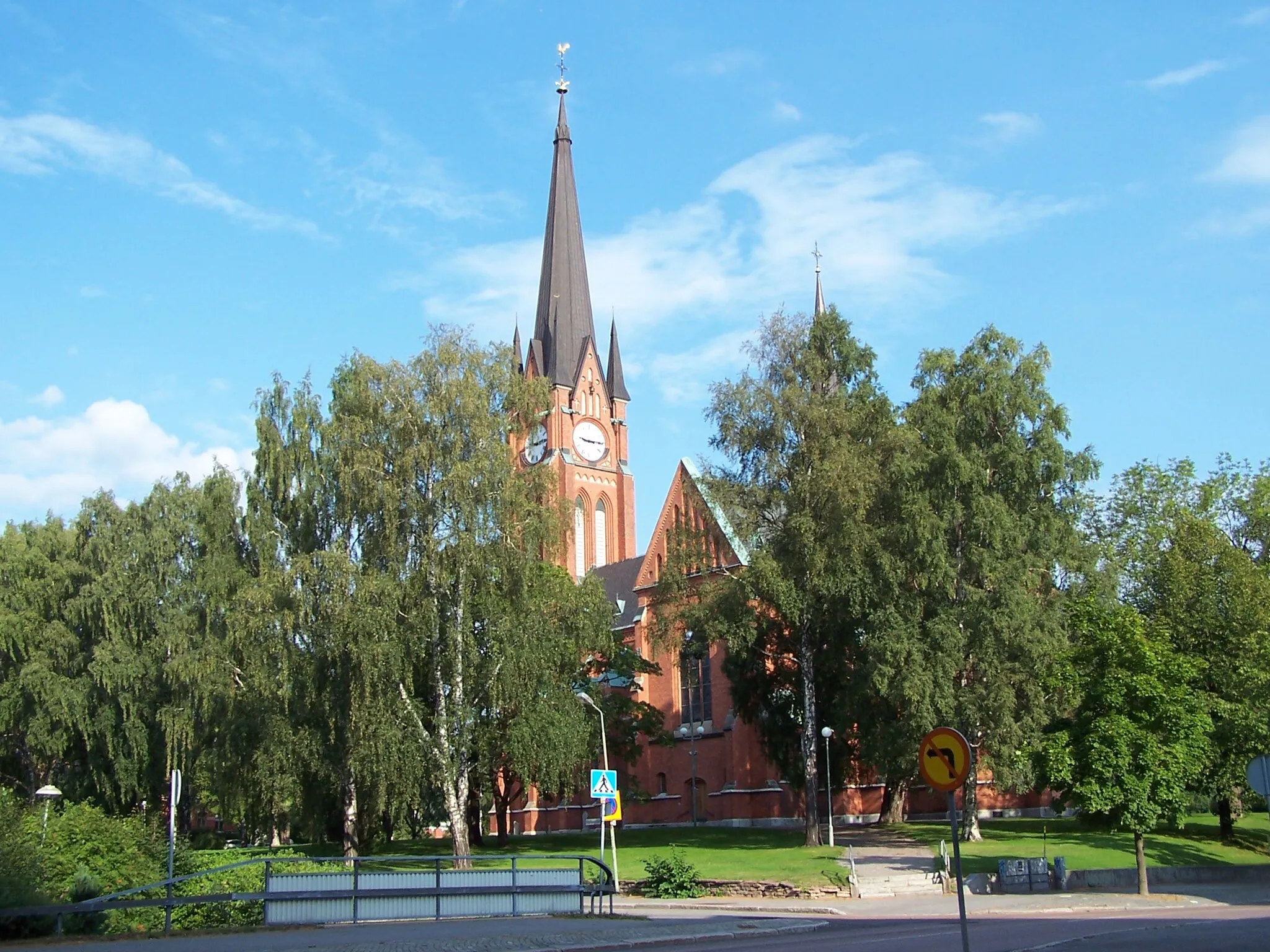 Photo showing: Gustav Adolfs kyrka (church) in Sundsvall, Sweden.