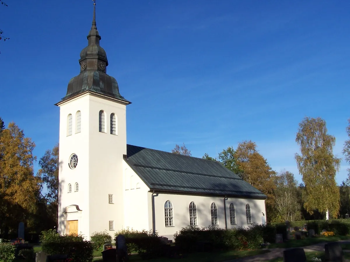 Photo showing: Sättna church, Sundsvall, Sweden
