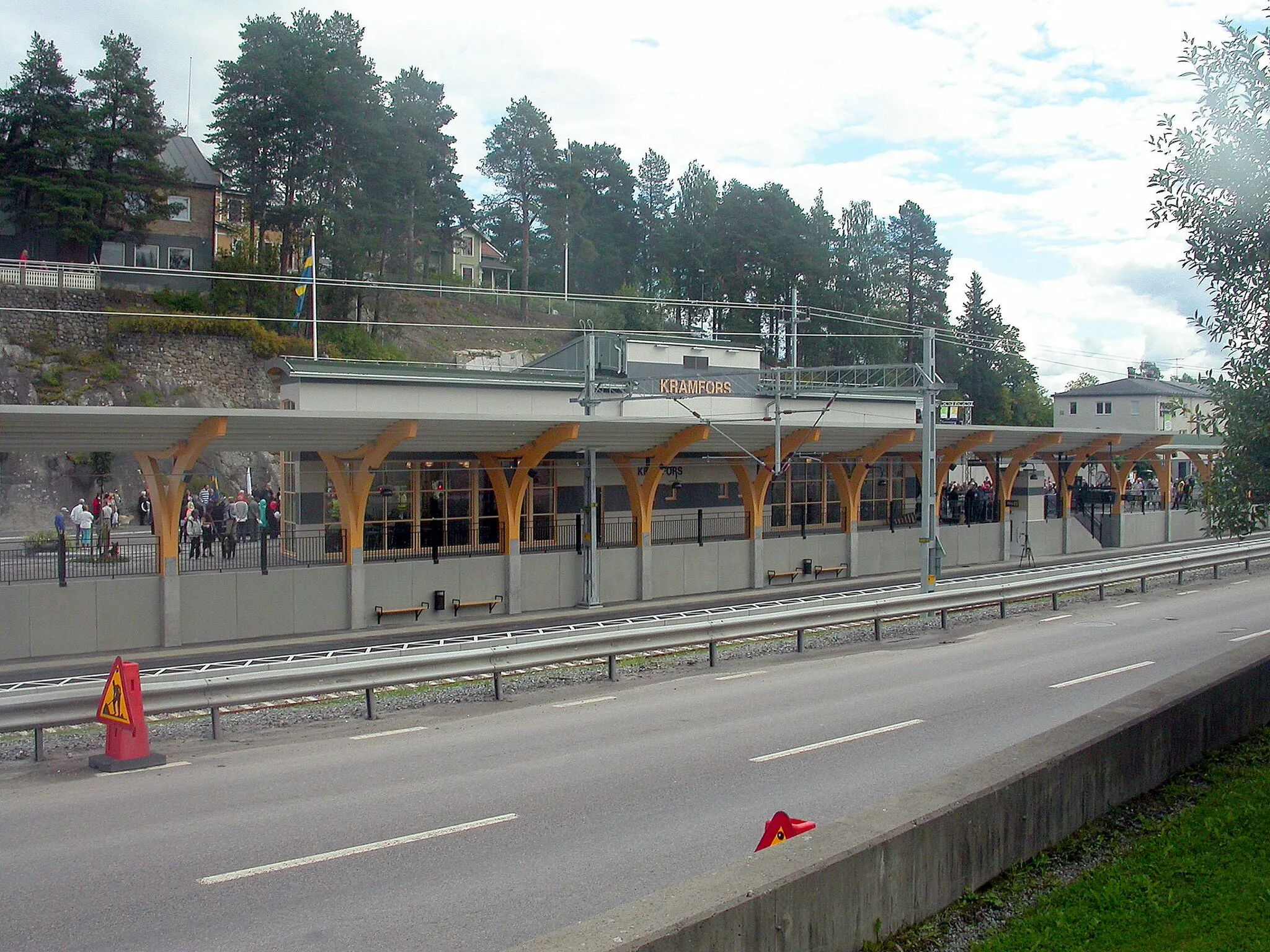 Photo showing: Kramfors railway station, opened august 28, 2010