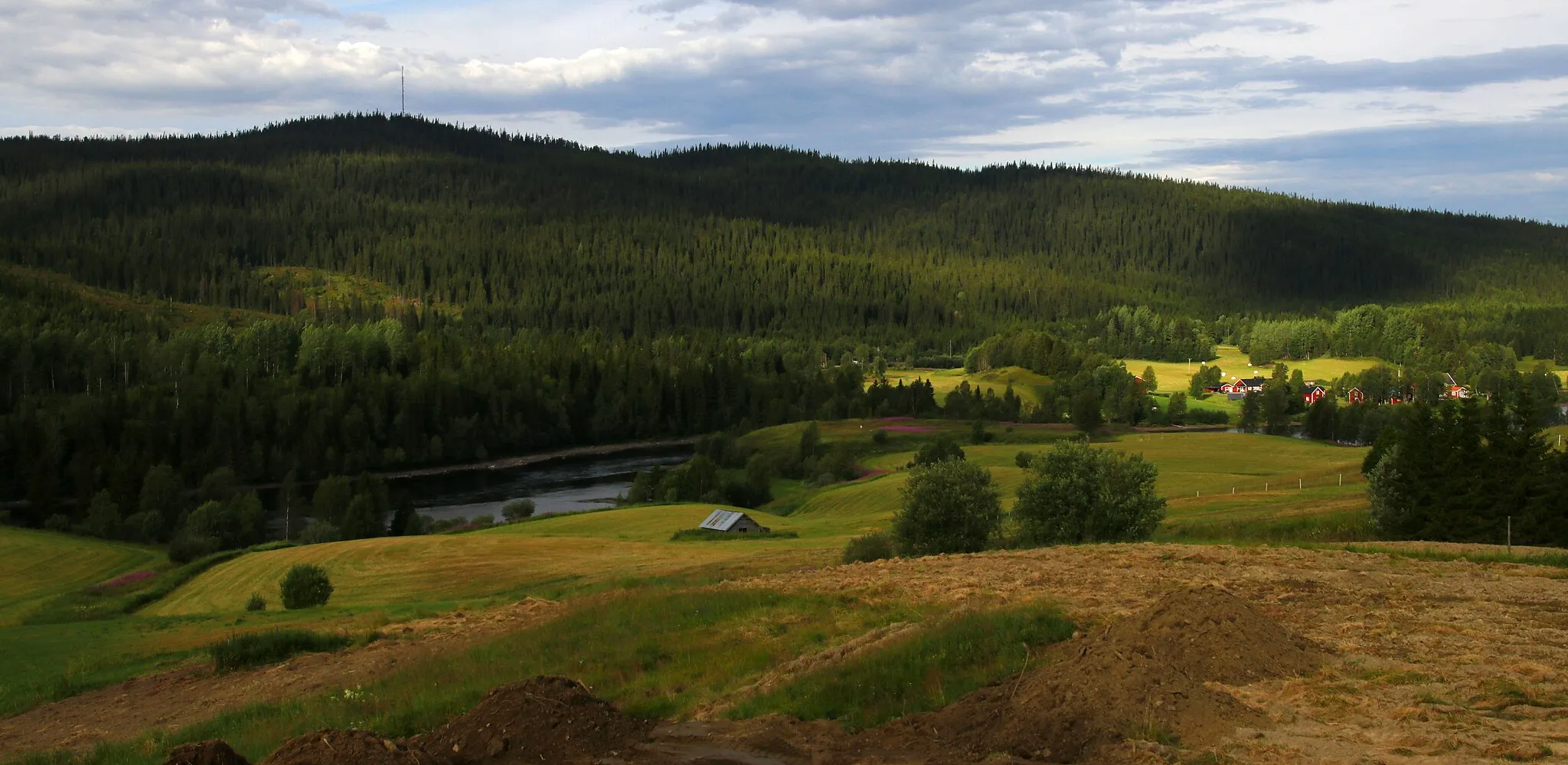 Photo showing: Duved. Utsikten från Milestgården.