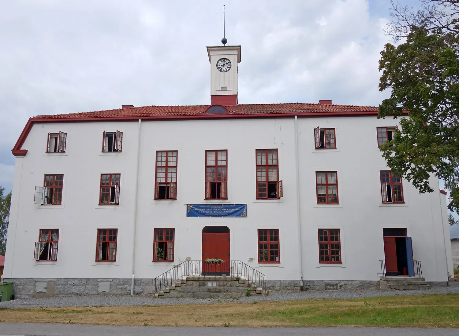 Photo showing: The old courthouse in Nyland, Kramfors Municipality, Sweden.