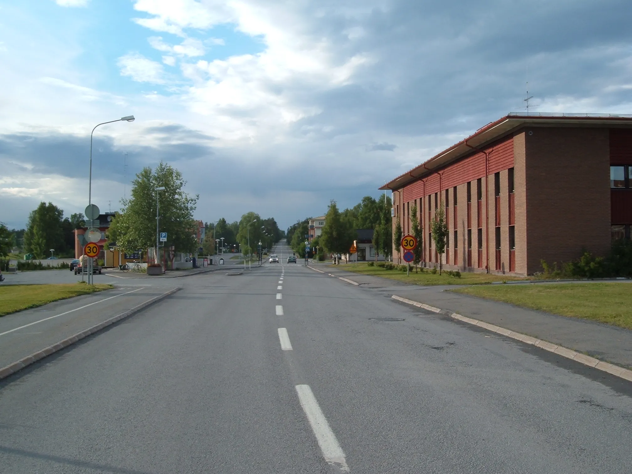 Photo showing: Offerdalsvägen i Krokom, Jämtland