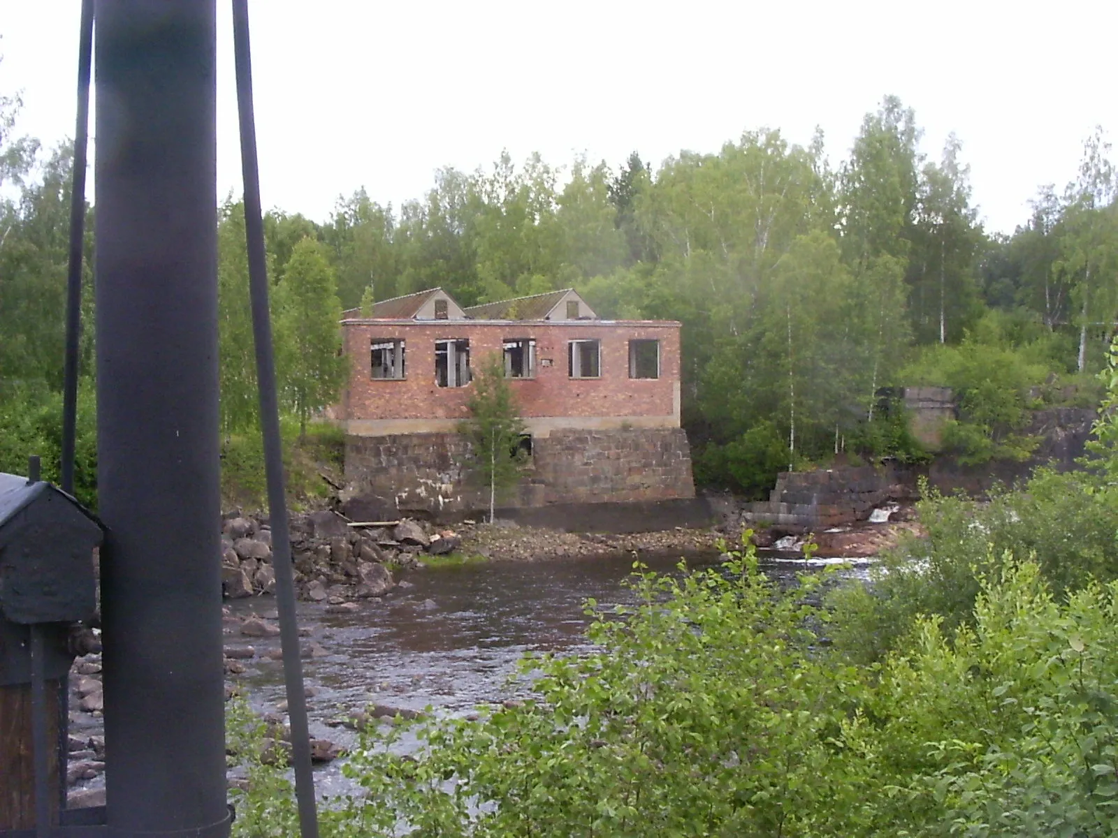 Photo showing: Munkfors, Laxholmen, gebouw in verval