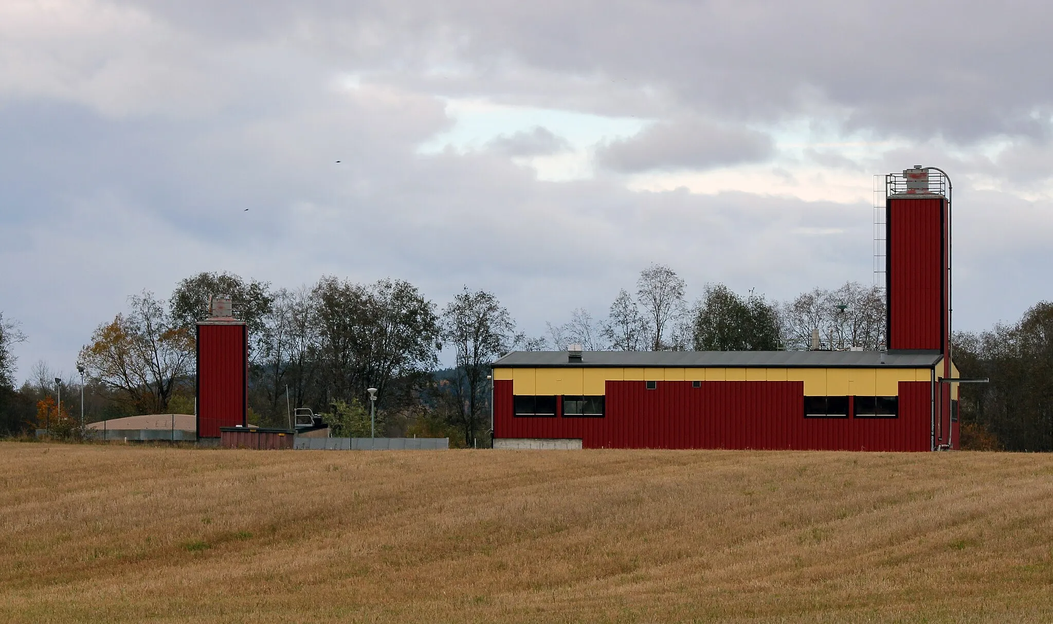 Photo showing: Sewage treatment plant of Hedemora, Sweden