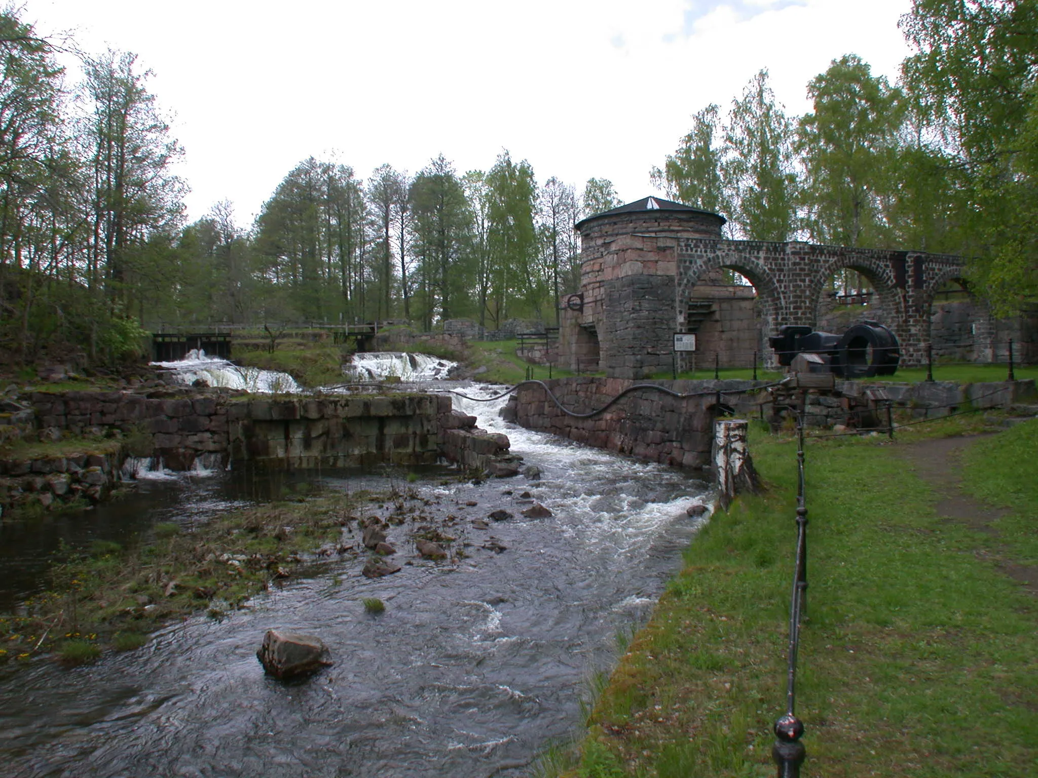 Photo showing: Borgvik iron works, Grums, Sweden. Photo by Riggwelter, May 20, 2006.