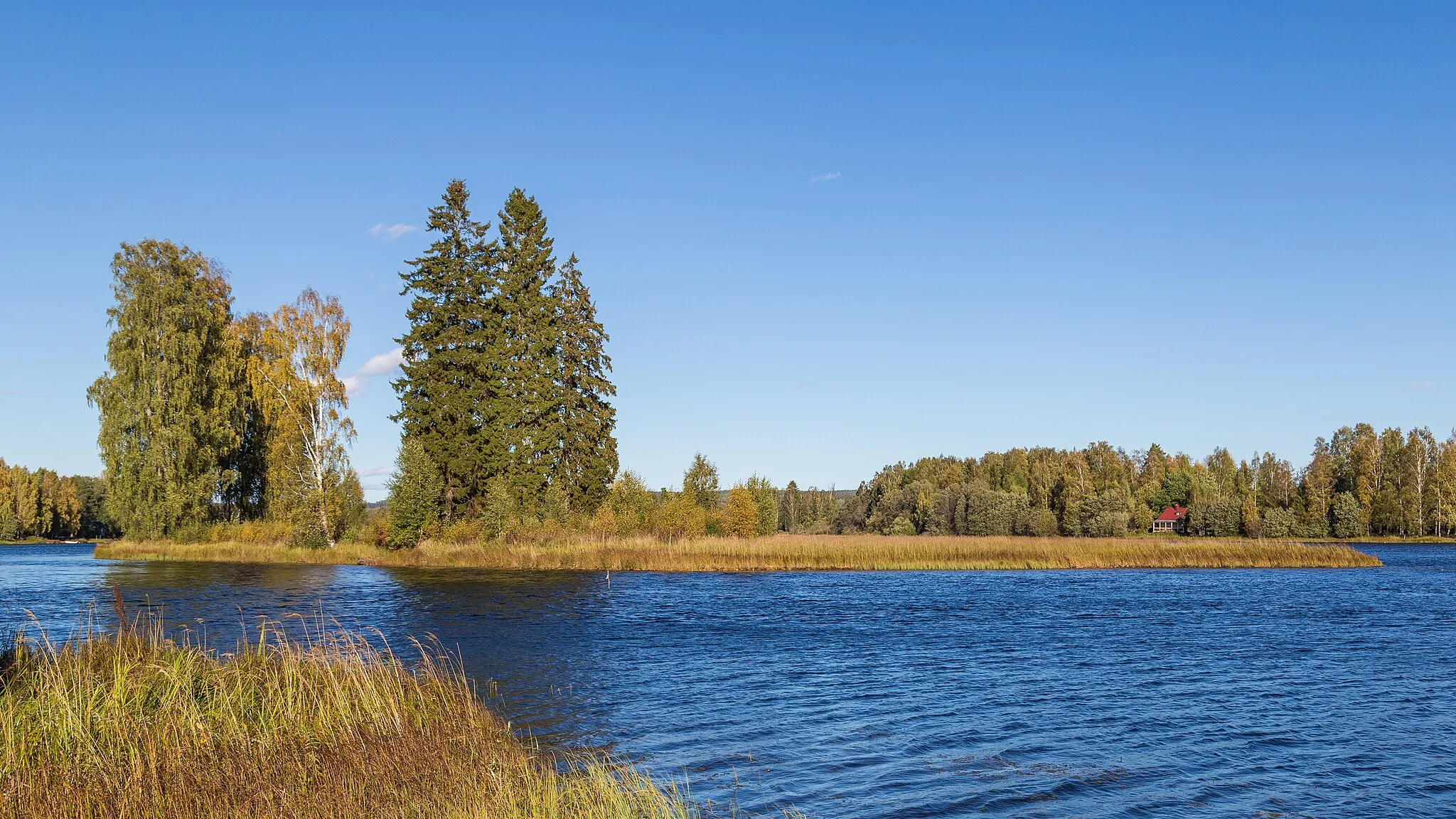 Photo showing: Borgaholm, between Backa and Grådö, Hedemora Municipality, Dalarna County, Sweden.