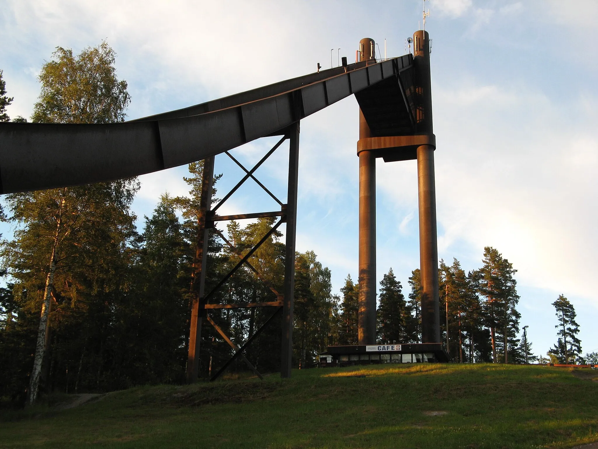 Photo showing: Lugnet ski-jump